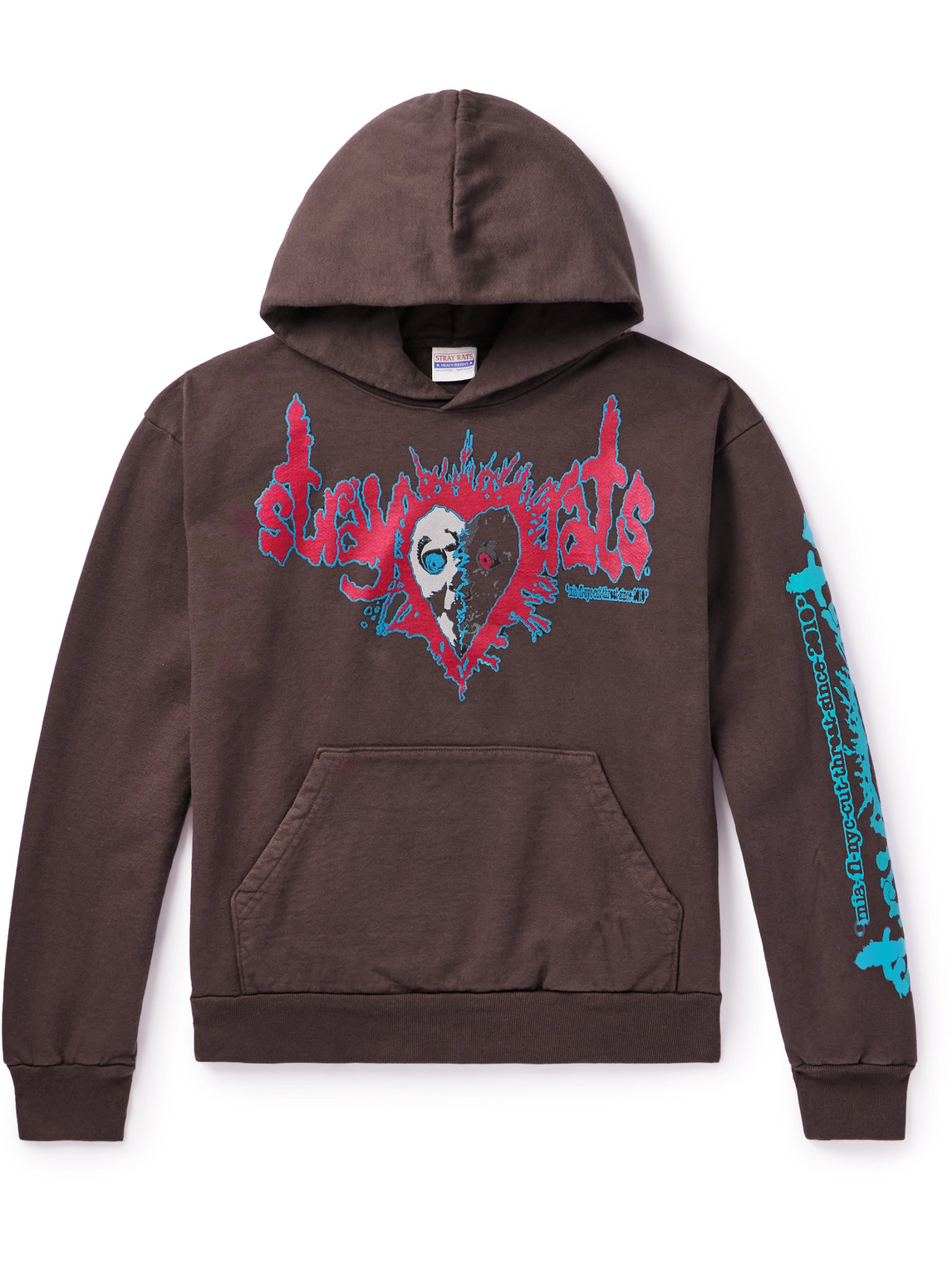 STRAY RATS – Cutthroat Logo-Print Cotton-Jersey Hoodie