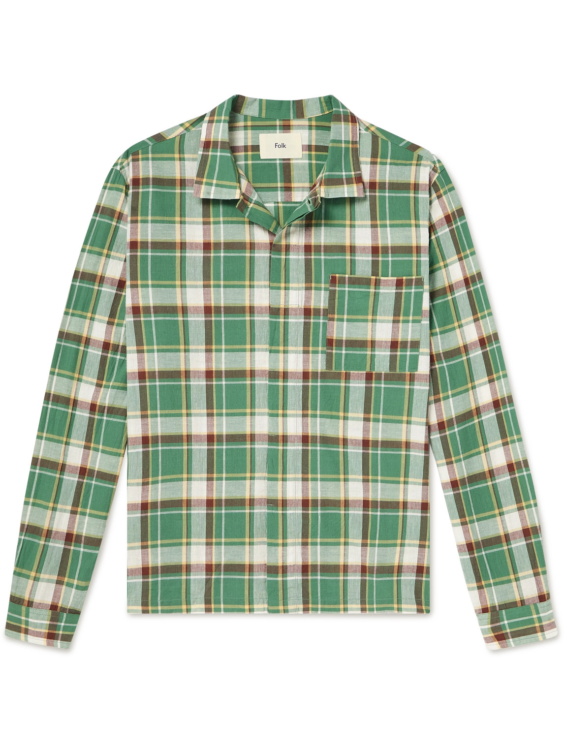 Checked Cotton Shirt