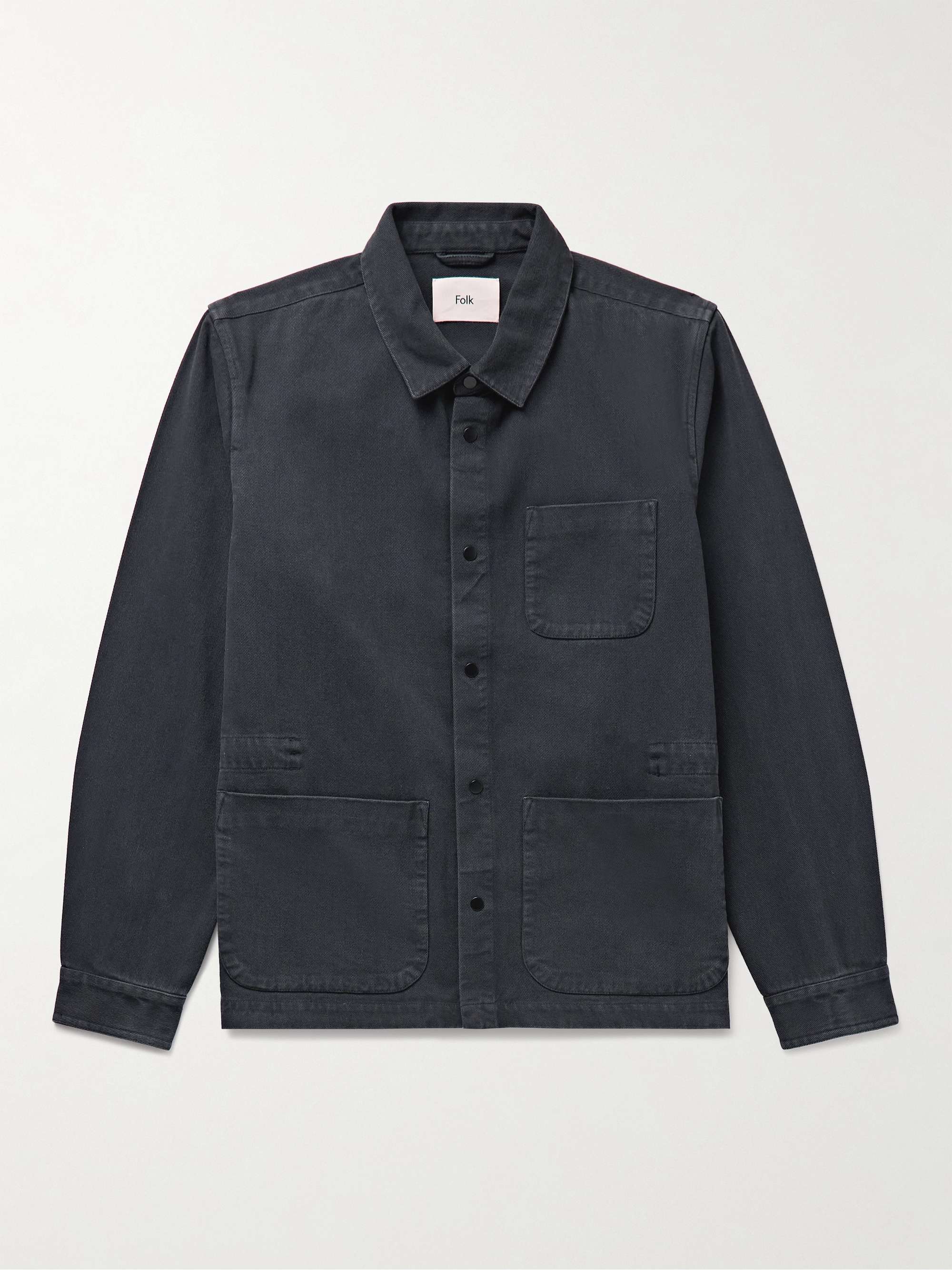 Mens twill overshirt sales