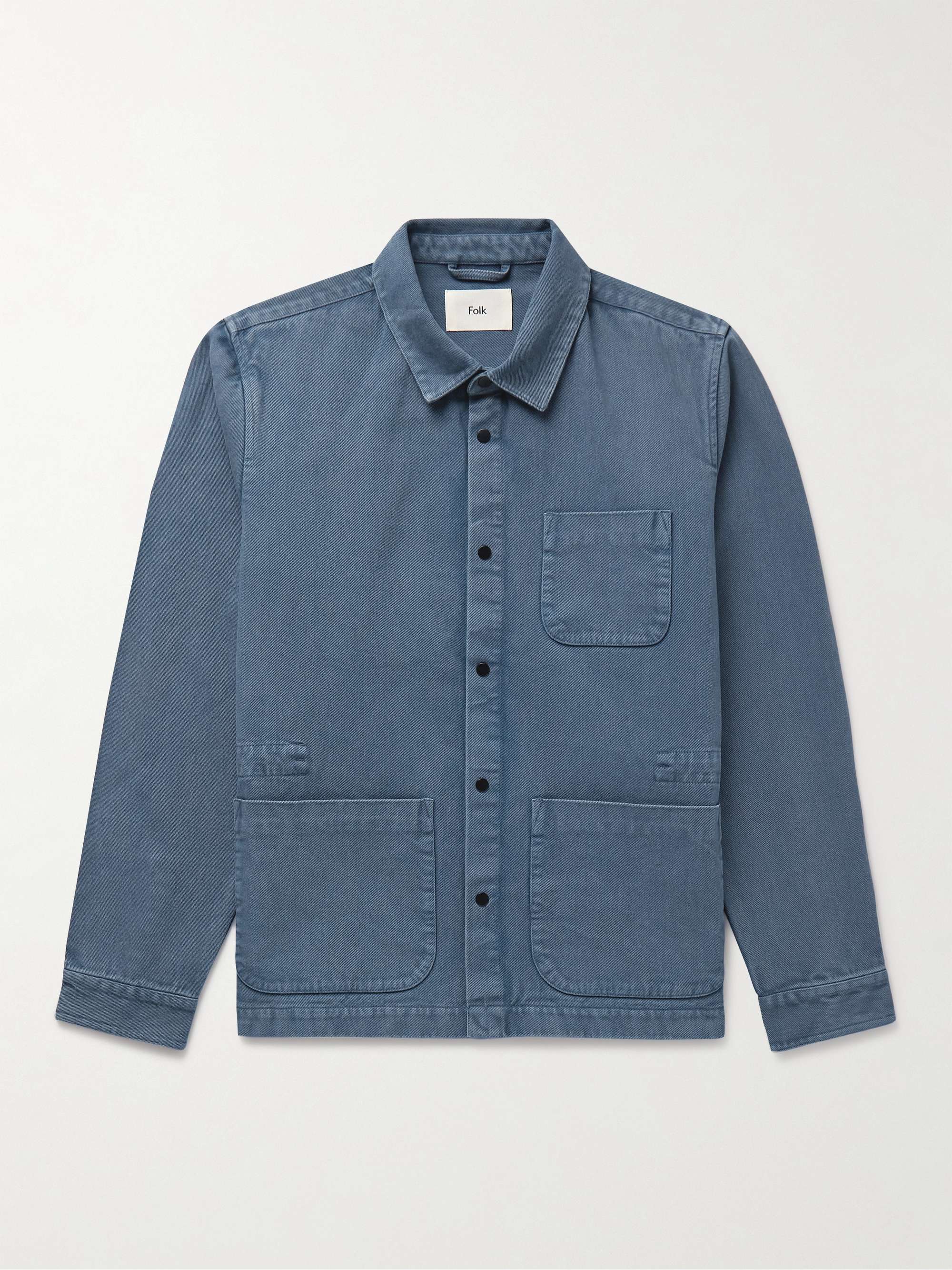 FOLK Assembly Cotton-Twill Overshirt for Men | MR PORTER