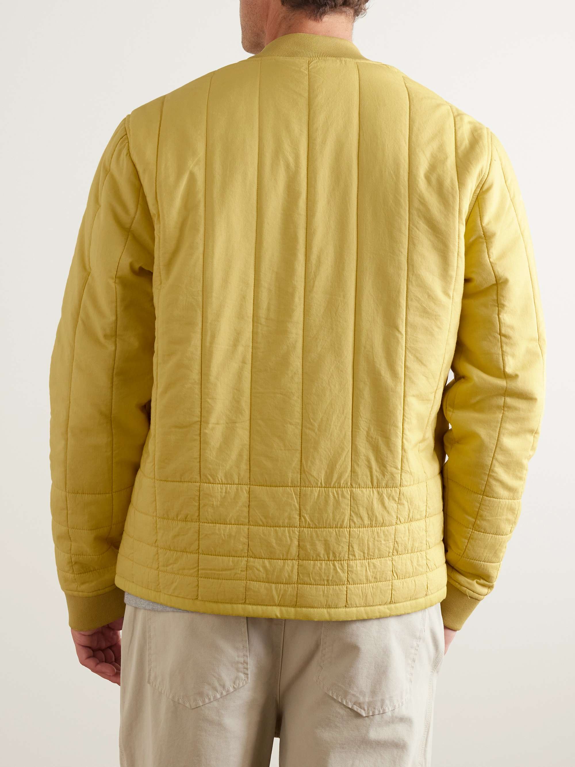 FOLK Cave Quilted Cotton Bomber Jacket for Men MR PORTER
