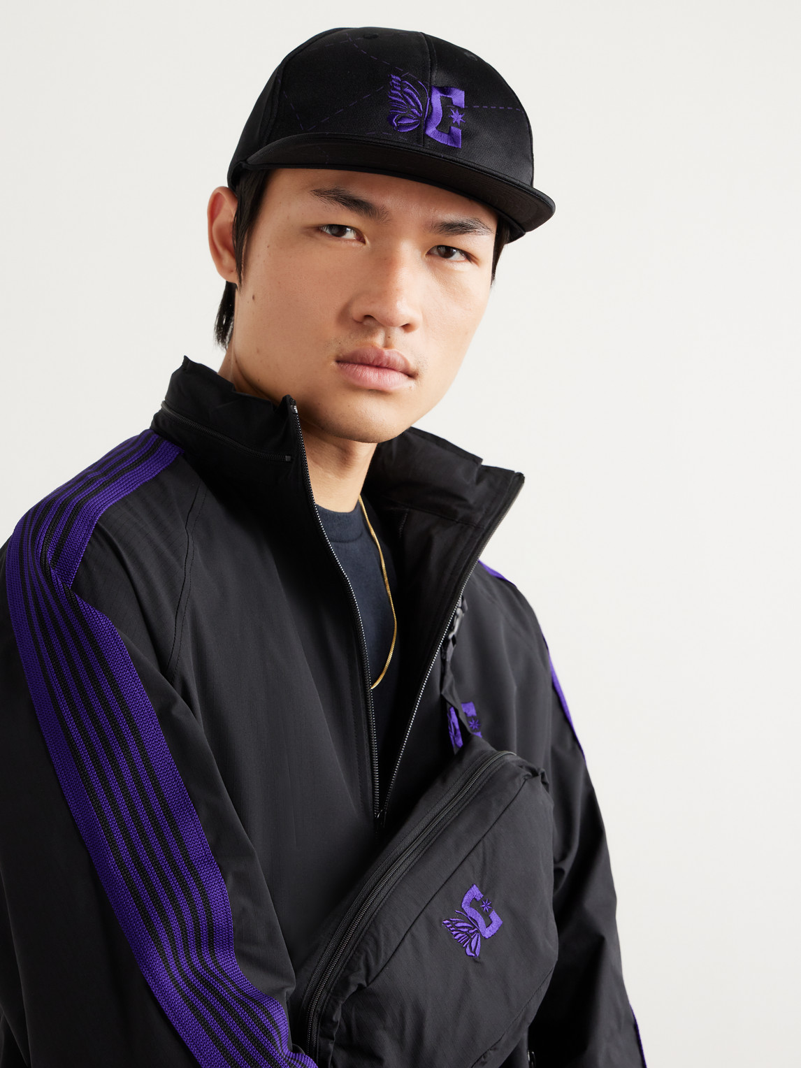+ DC Shoes Embroidered Printed Jersey Baseball Cap — 2