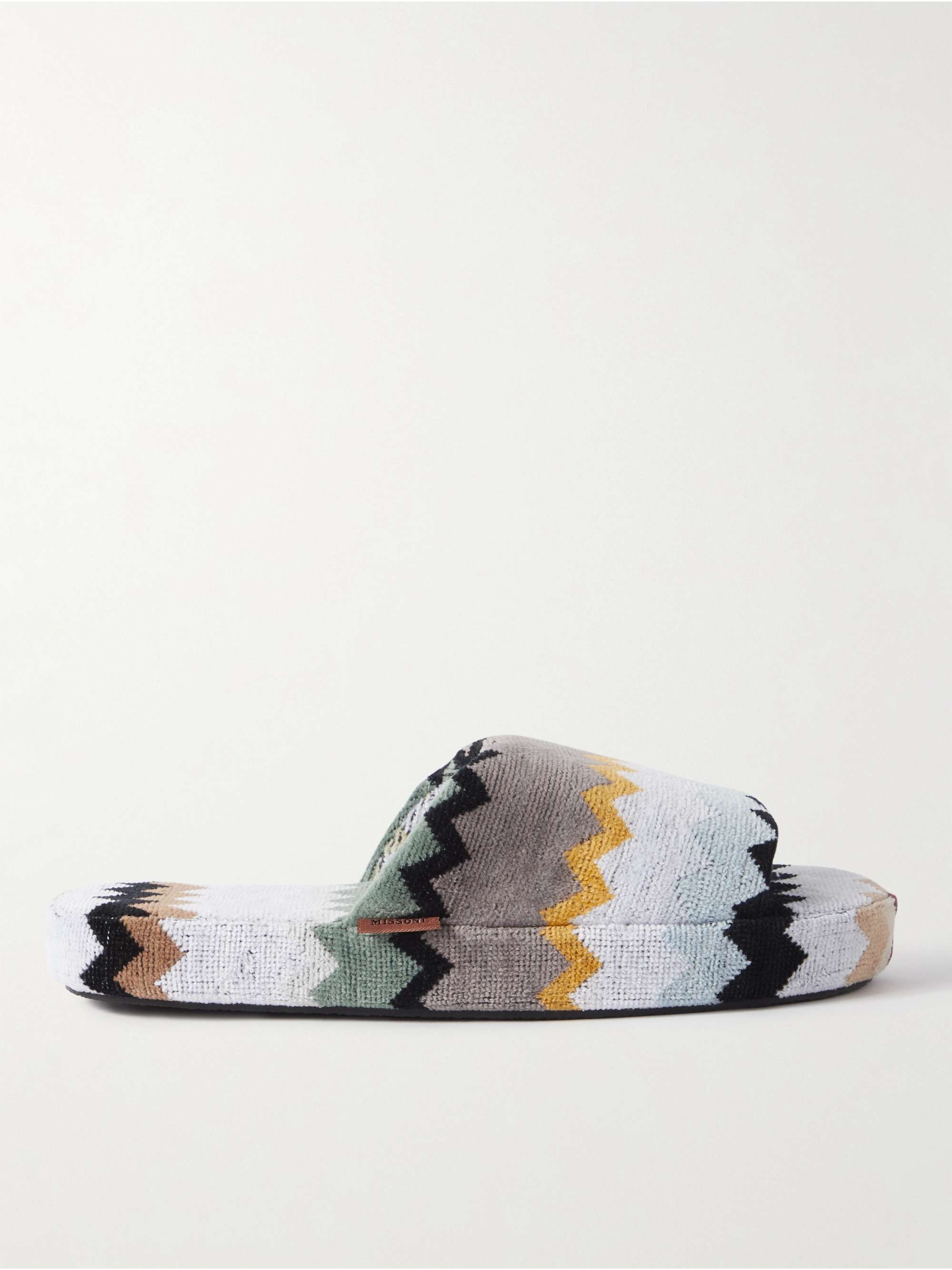 MISSONI HOME Curt Cotton-Terry Jacquard Slippers for Men | MR PORTER