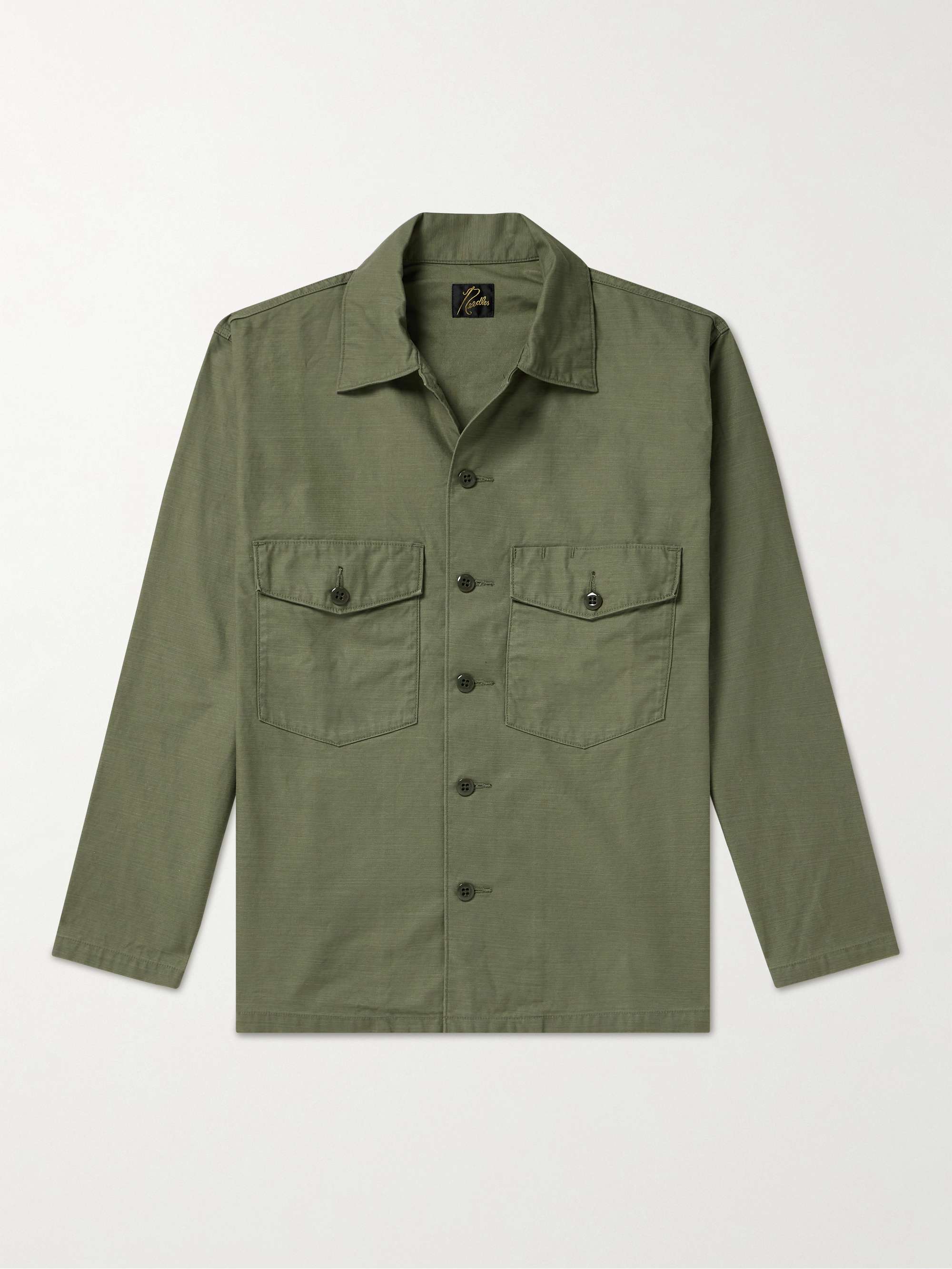 NEEDLES Fatigue Cotton-Canvas Shirt for Men | MR PORTER