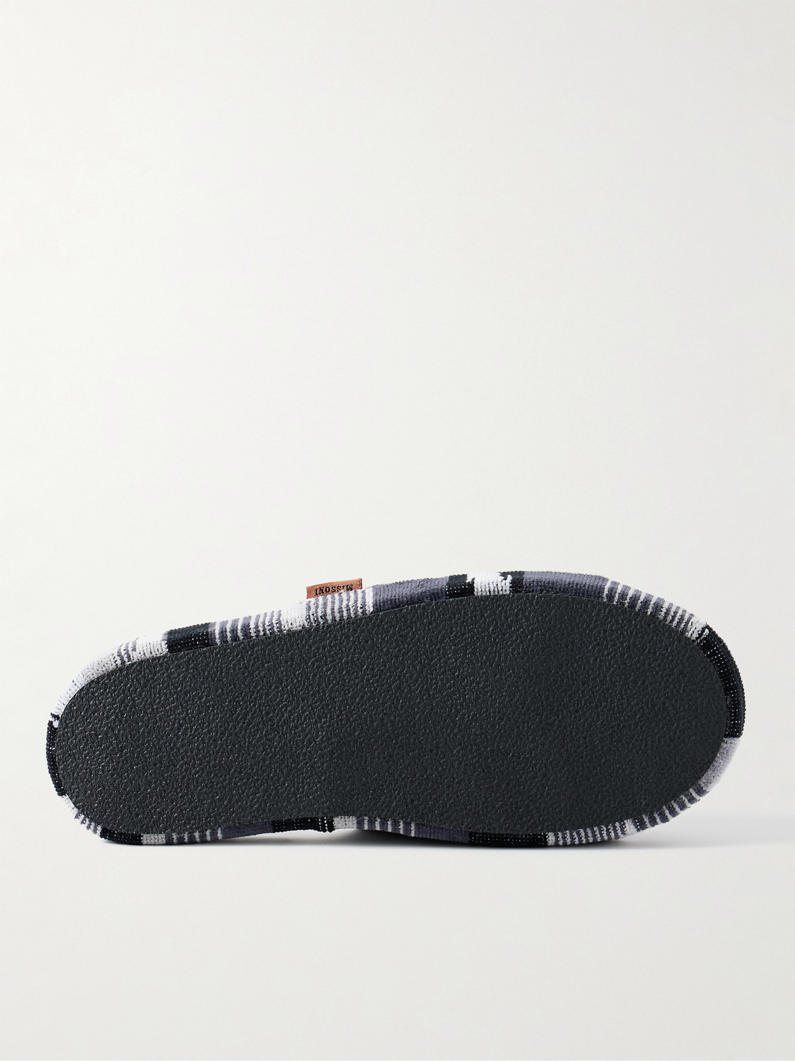 Missoni Home - Clint Striped Cotton-Terry Jacquard Slippers  display picture 1