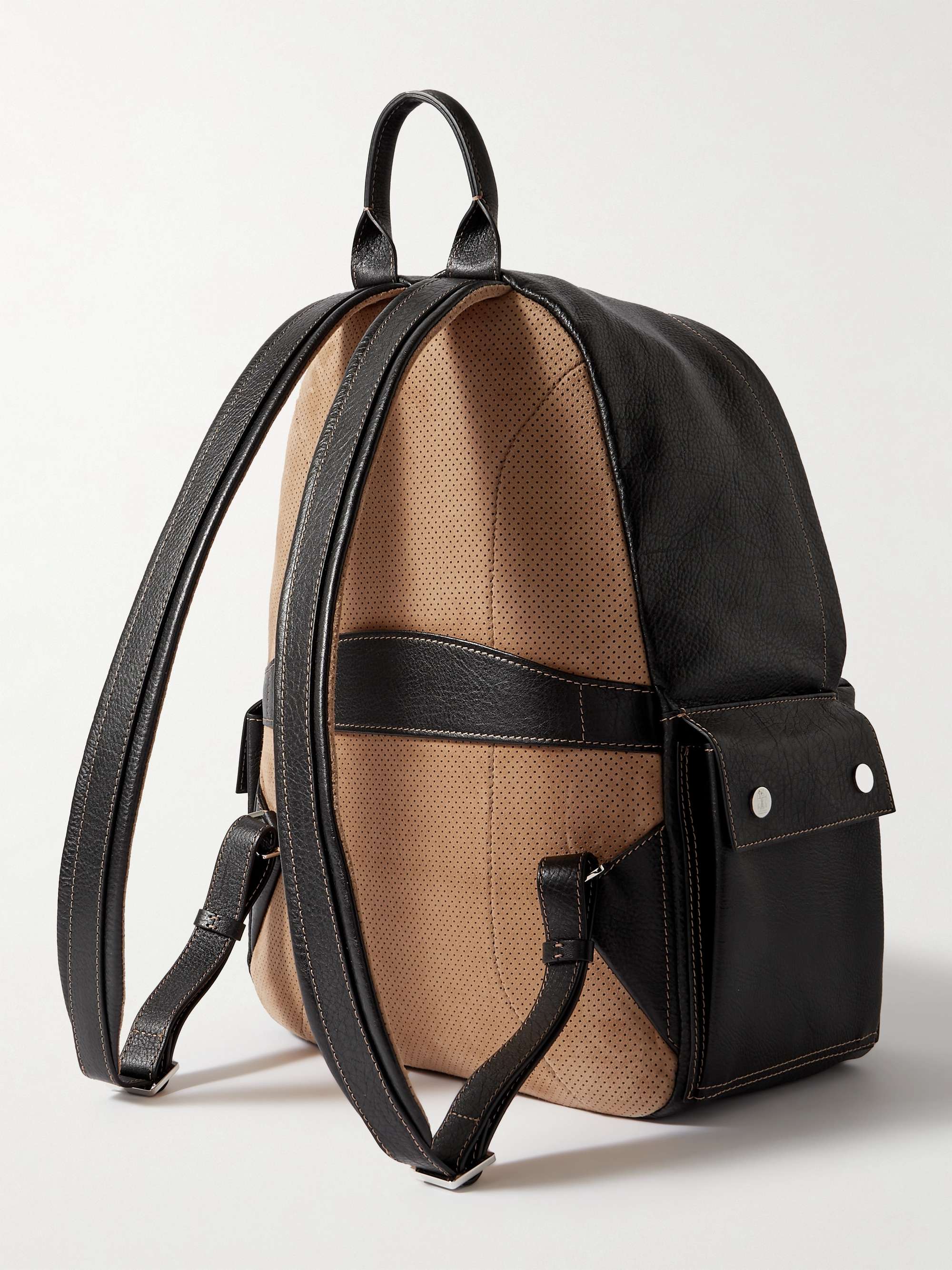 BRUNELLO CUCINELLI Full-Grain Leather Backpack