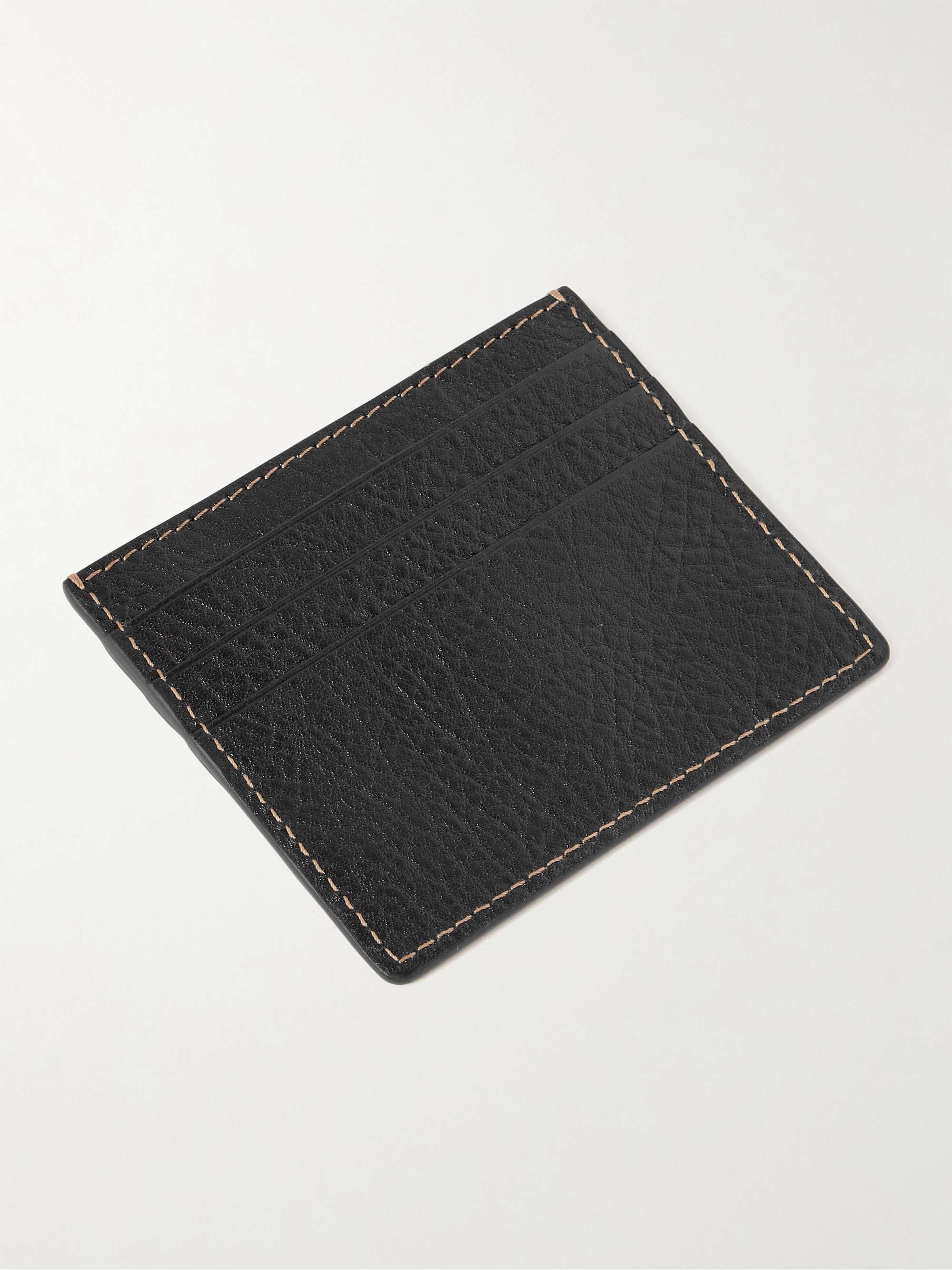 BRUNELLO CUCINELLI Full-Grain Leather Cardholder