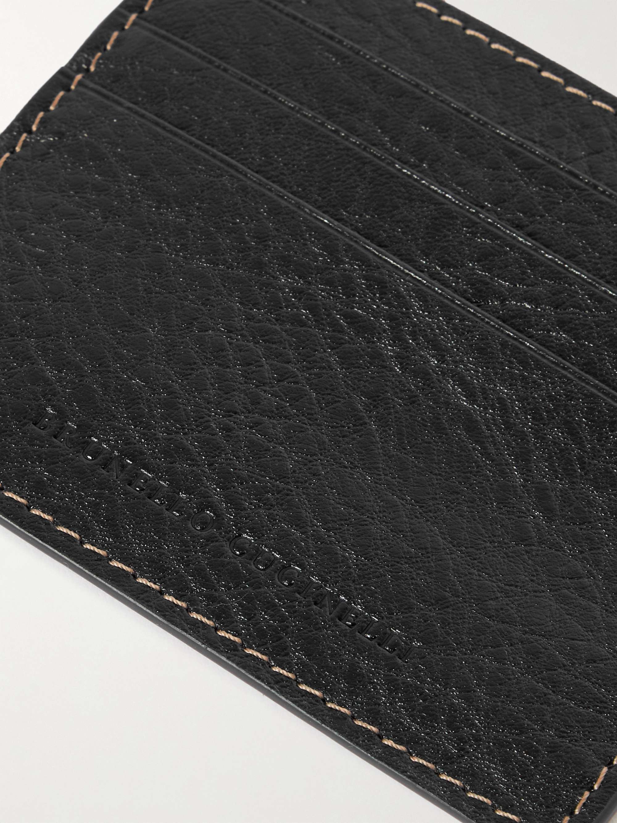BRUNELLO CUCINELLI Full-Grain Leather Cardholder