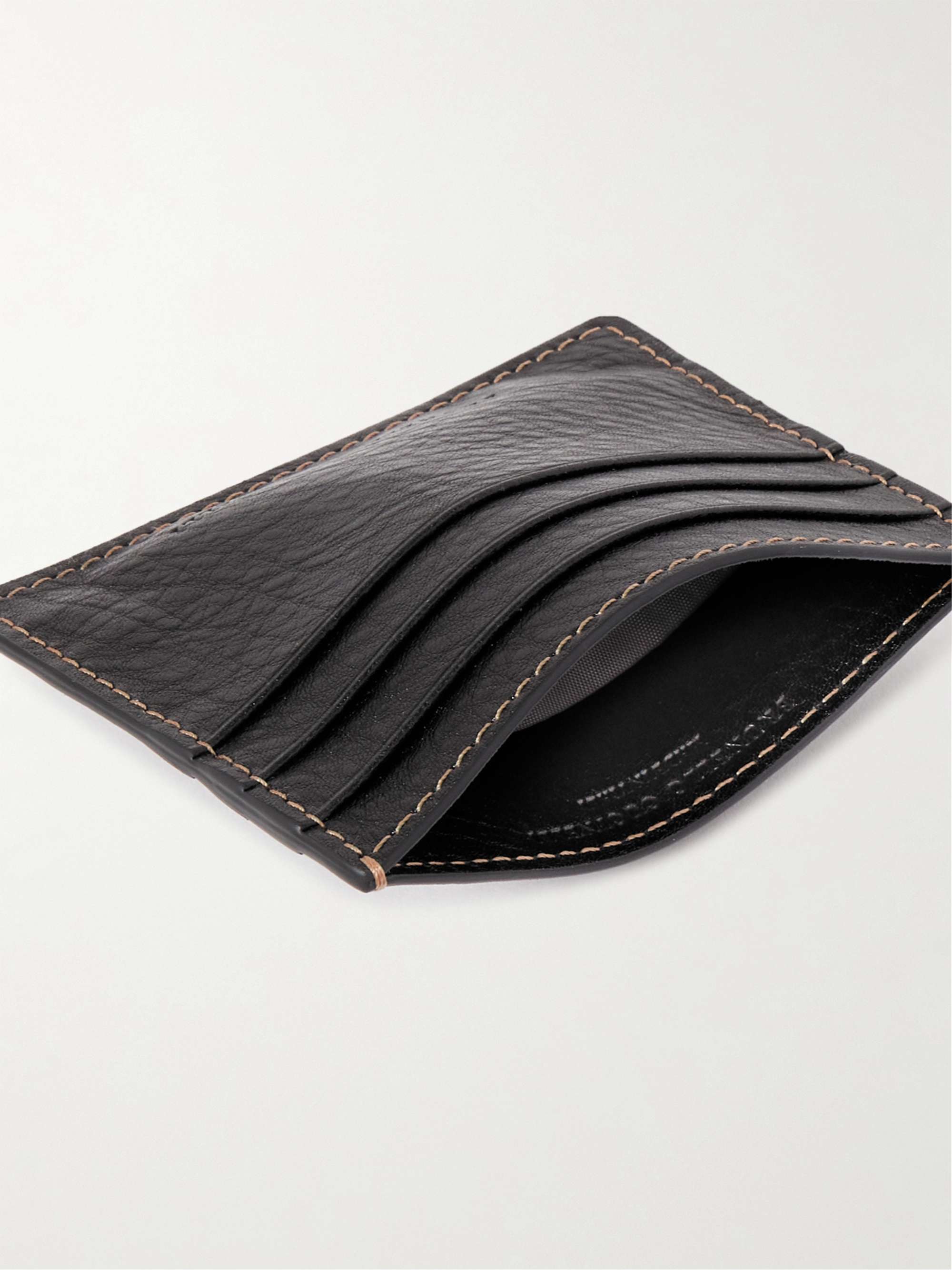 BRUNELLO CUCINELLI Full-Grain Leather Cardholder