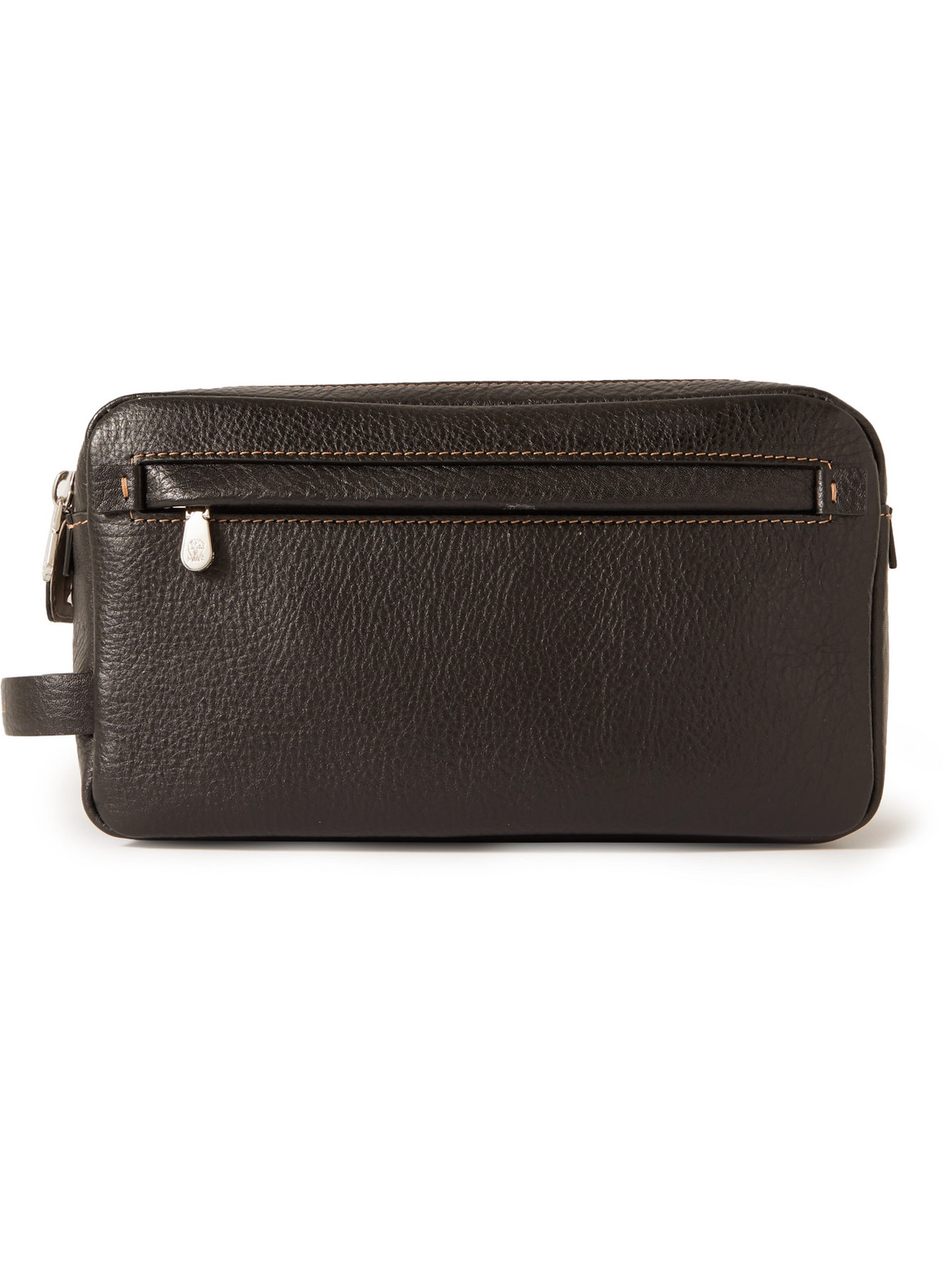 Full-Grain Leather Wash Bag