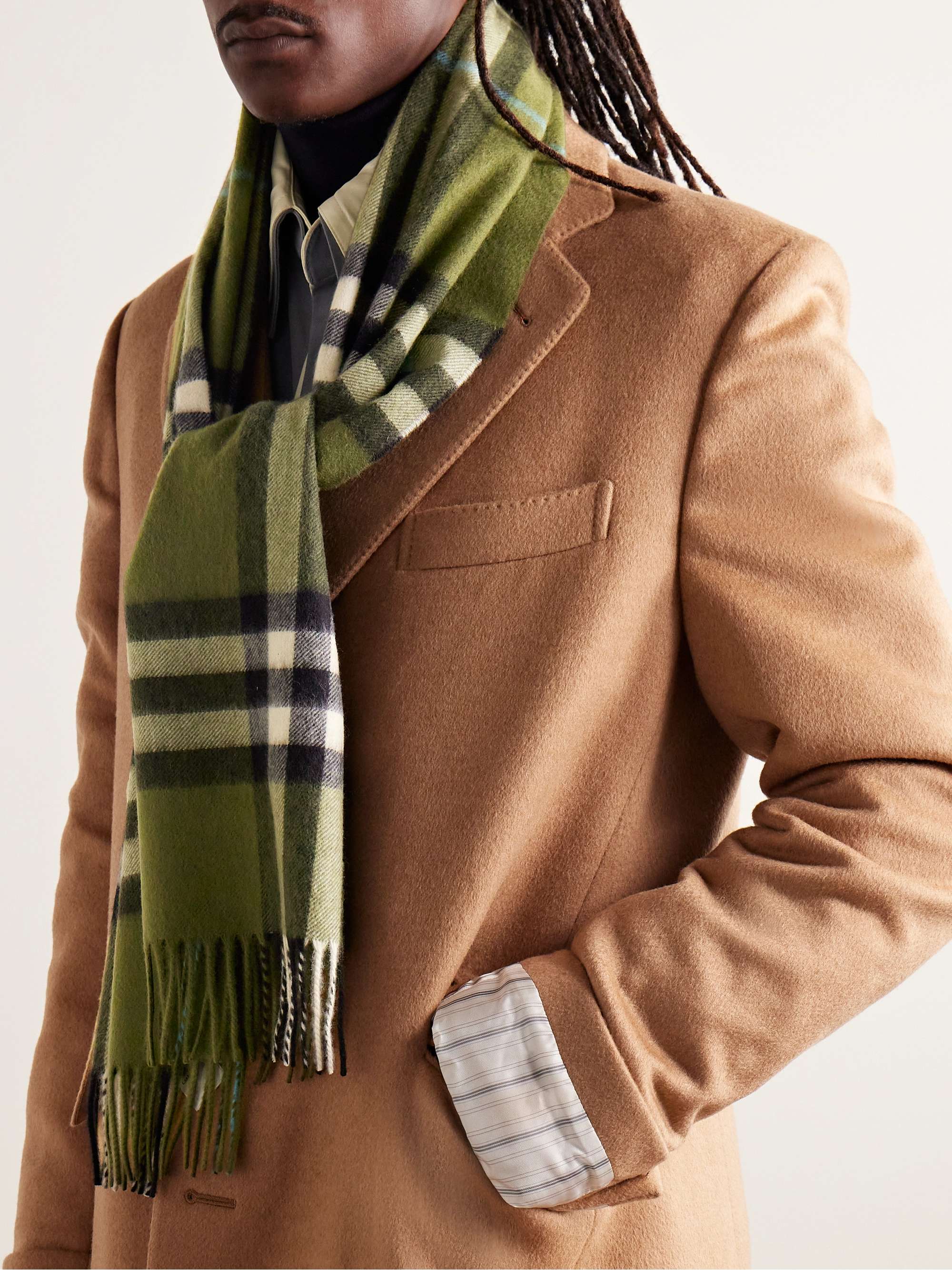 Burberry 'Check' Cashmere Scarf