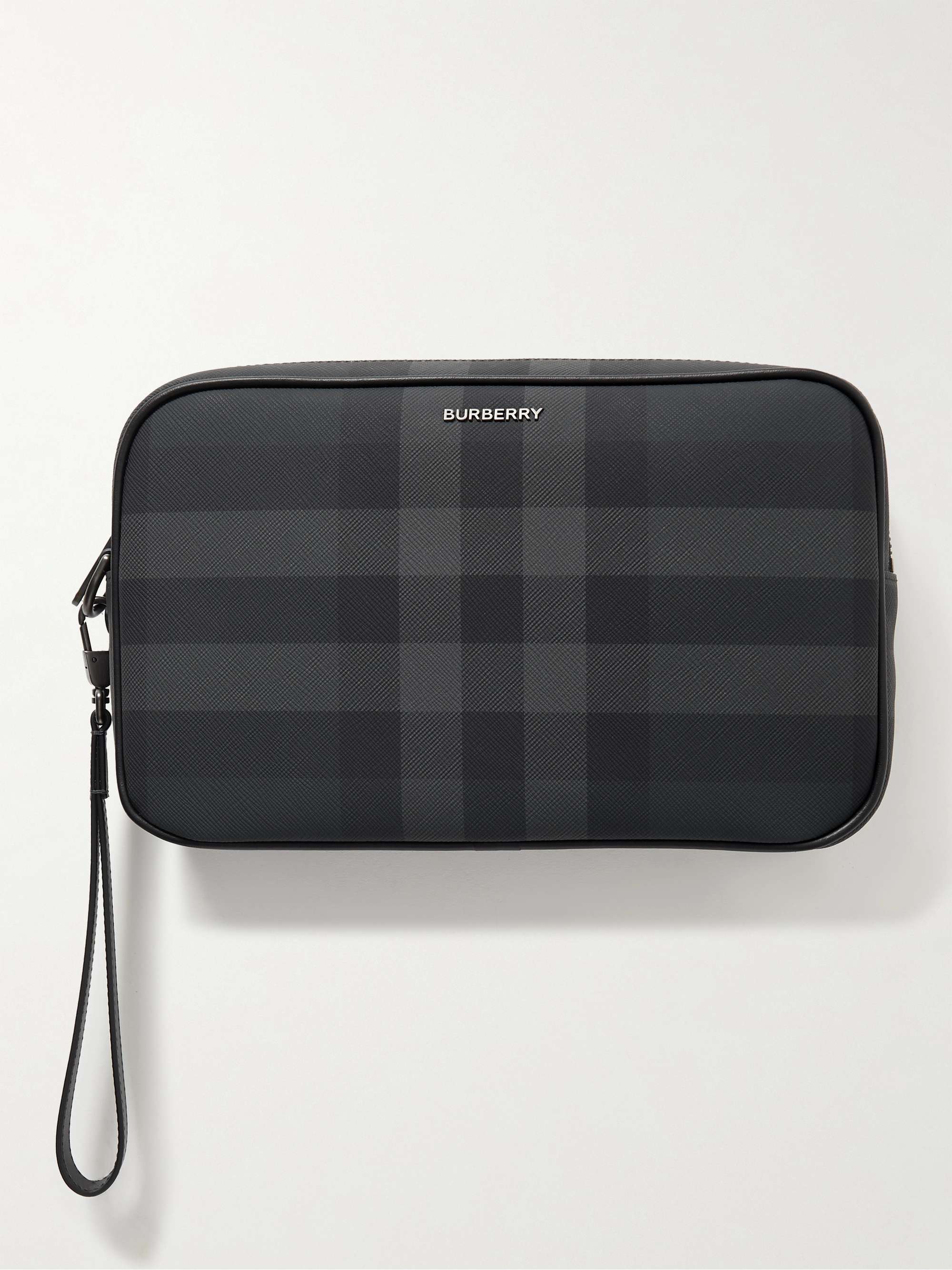 Burberry Unisex Checkered Leather Multi-Color Credit Card Case