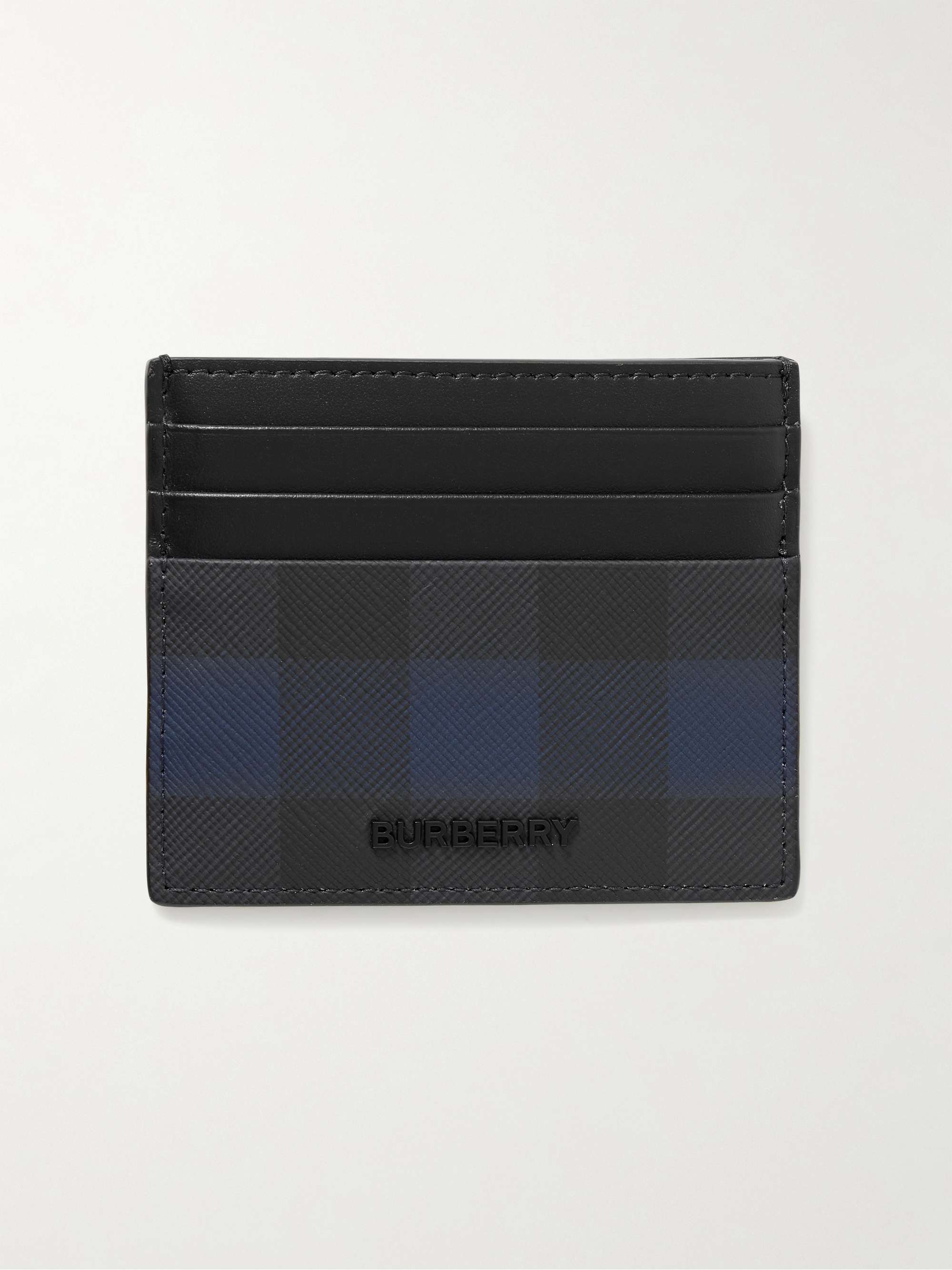 burberry card holder black