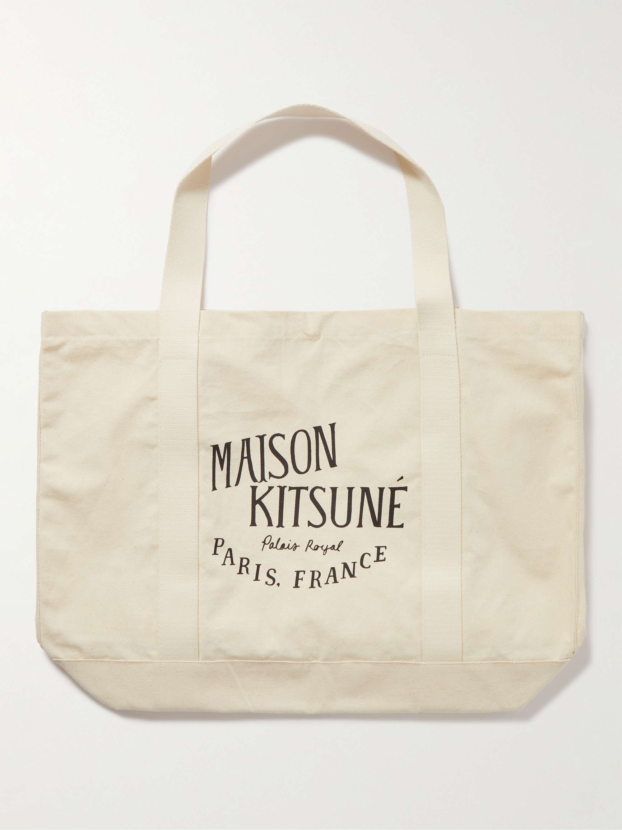 Palais Royal Logo-Print Cotton-Canvas Tote Bag