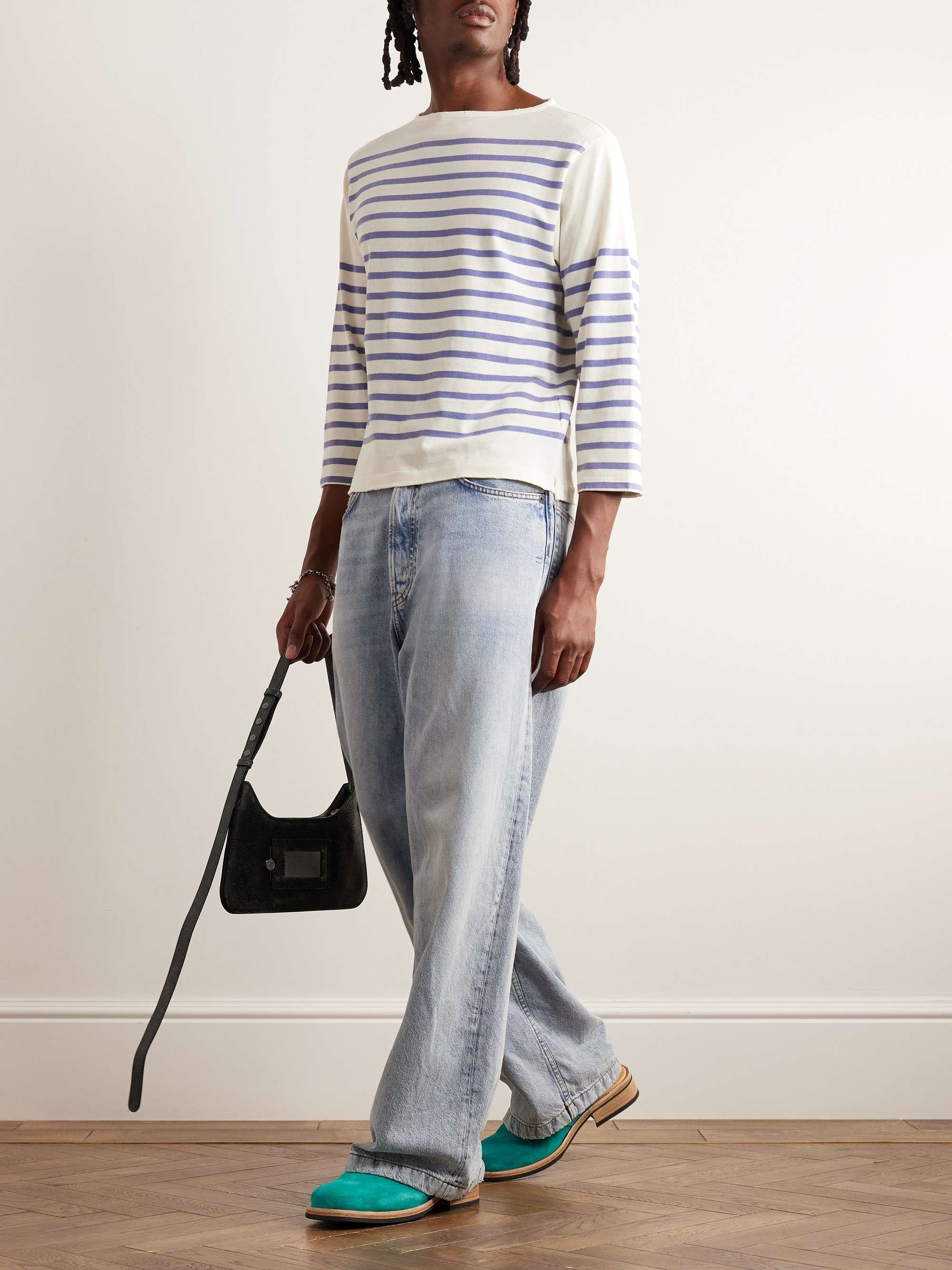 Acne studios best sale striped t shirt