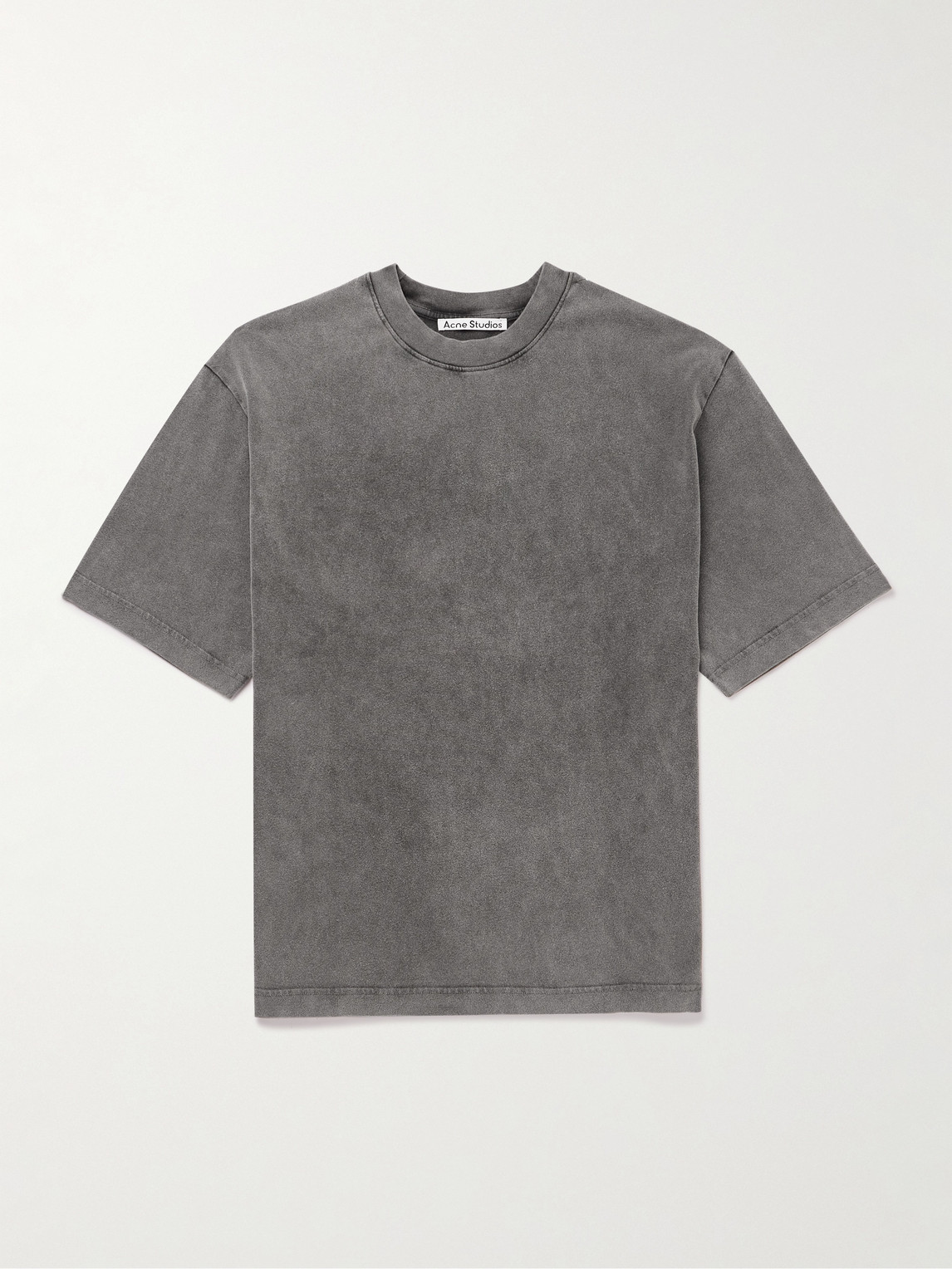 Acne Studios Extorr Logo-Appliquéd Garment-Dyed Cotton-Jersey T-Shirt - Men