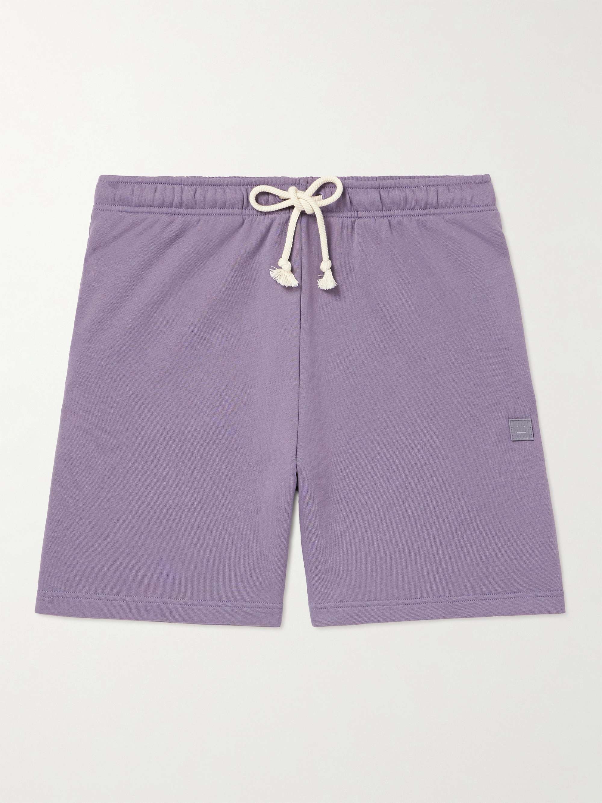 ACNE STUDIOS Forge Straight-Leg Cotton-Jersey Drawstring Shorts for Men ...