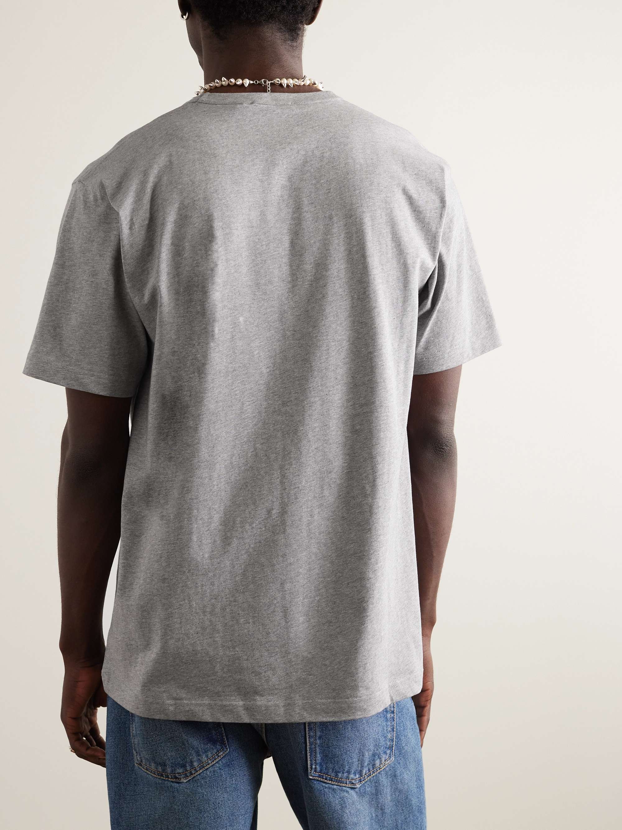 ACNE STUDIOS Nash Logo-Appliquéd Cotton-Jersey T-Shirt for Men | MR PORTER