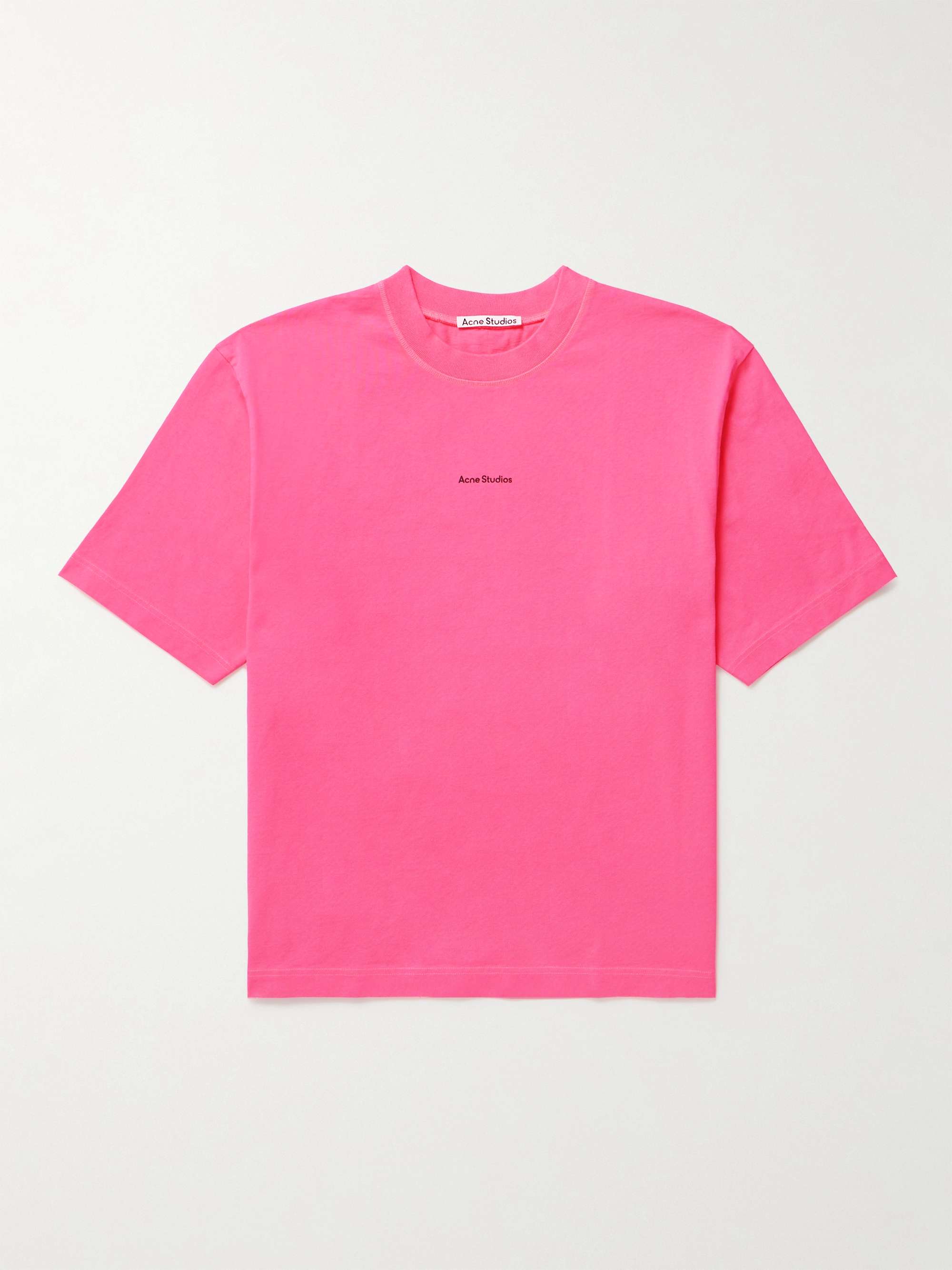 ACNE STUDIOS Logo-Print Cotton-Jersey T-Shirt for Men | MR PORTER