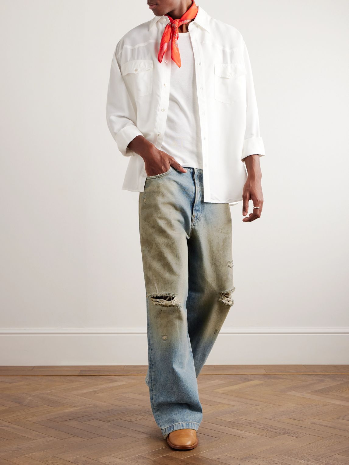 acne studious 1989 loose fit jeans 28×30 - デニム/ジーンズ