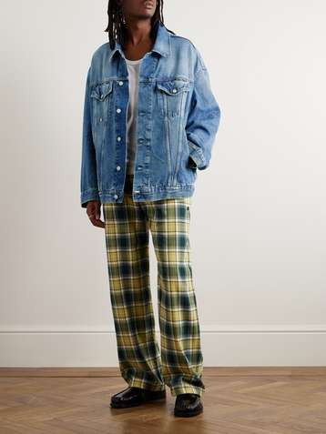 Acne studios denim jacket sales mens
