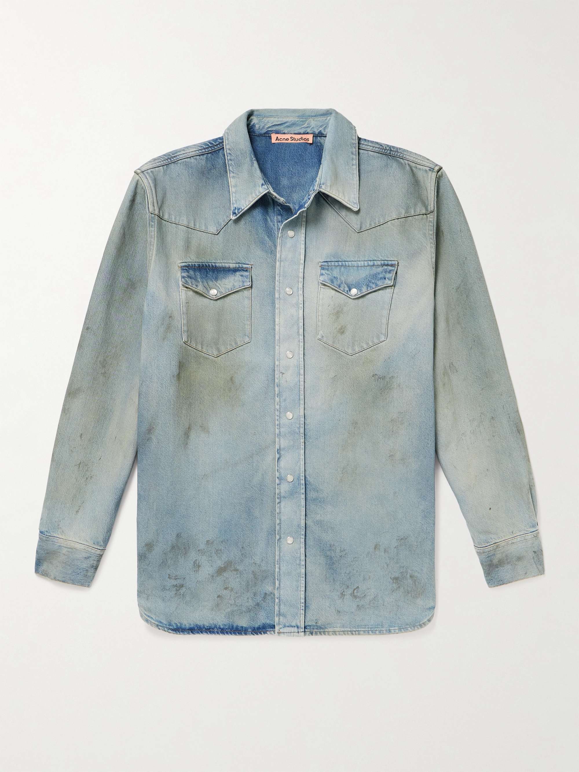 Acne studious denim shirt