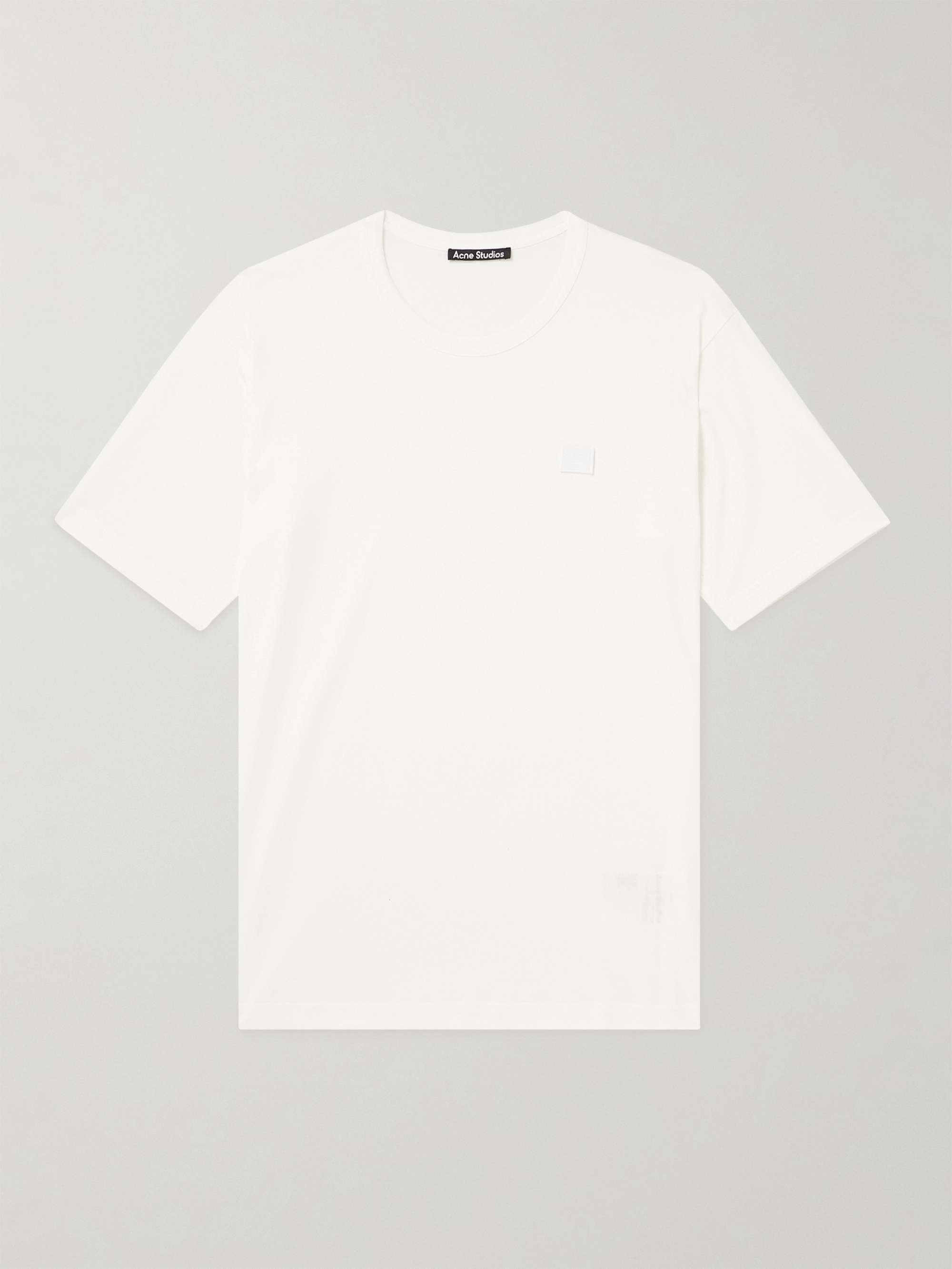 ACNE STUDIOS Nash Logo-Appliquéd Cotton-Jersey T-Shirt for Men | MR PORTER