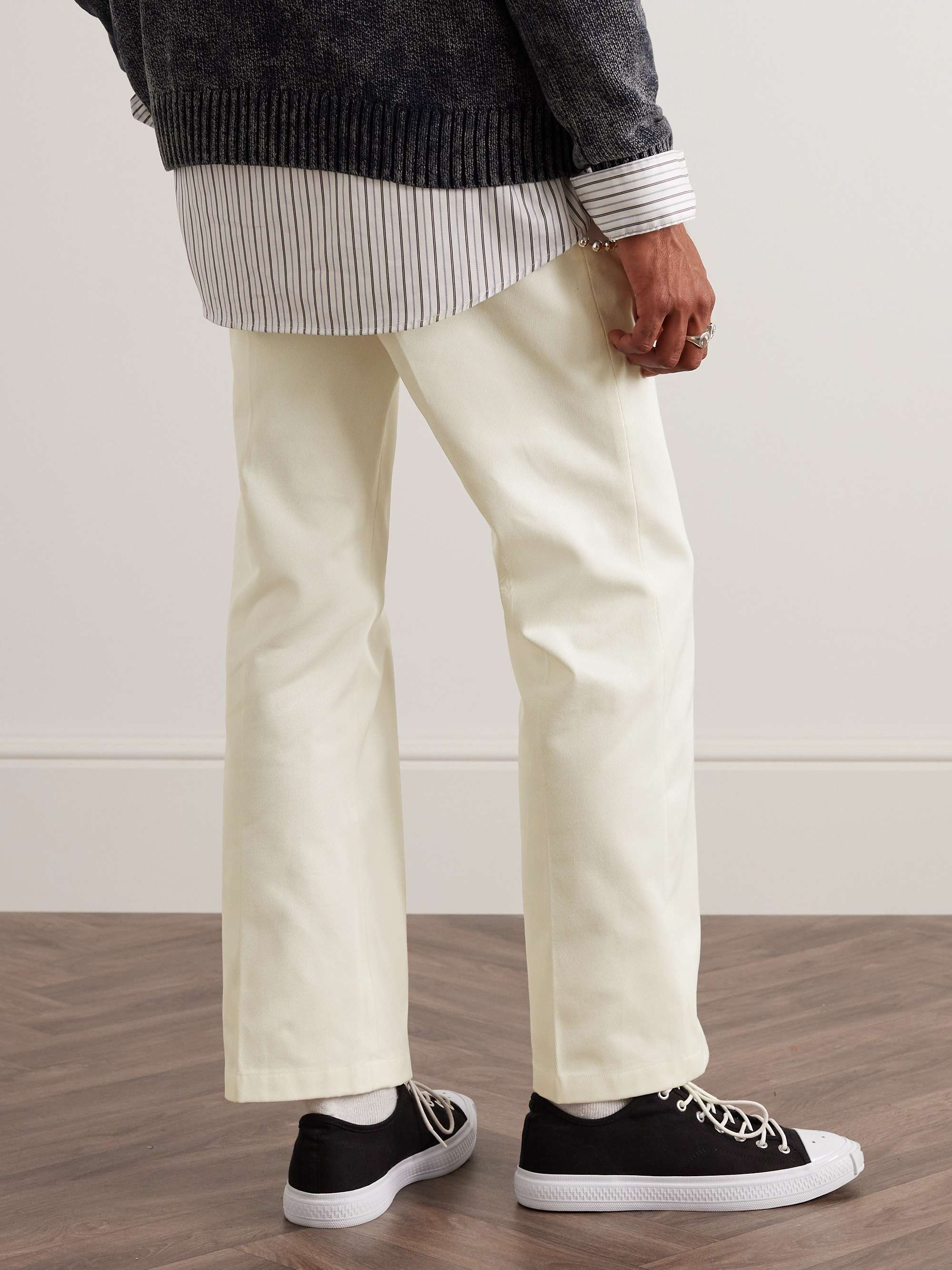 ACNE STUDIOS Straight-Leg Cotton-Twill Trousers