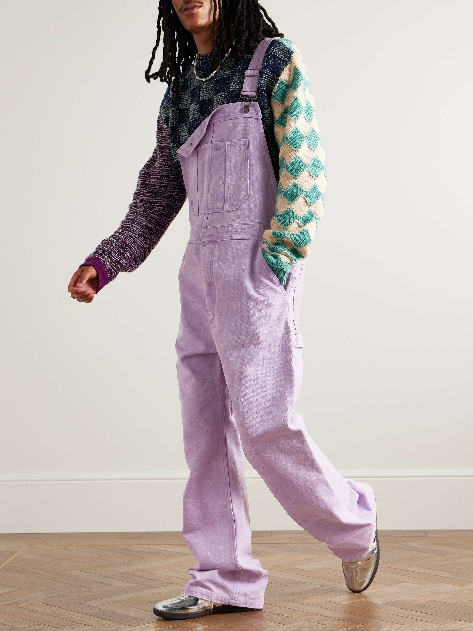 ACNE STUDIOS Palmon Cotton-Canvas Overalls | MR PORTER