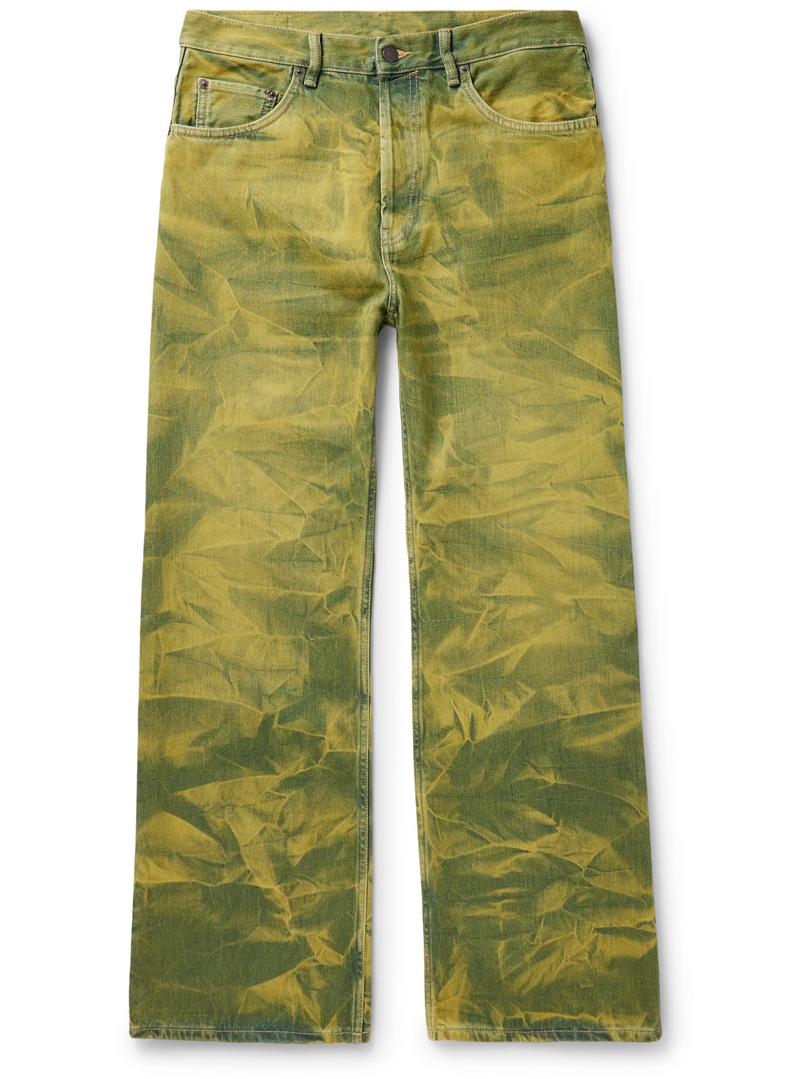 ACNE STUDIOS STRAIGHT-LEG TIE-DYED JEANS