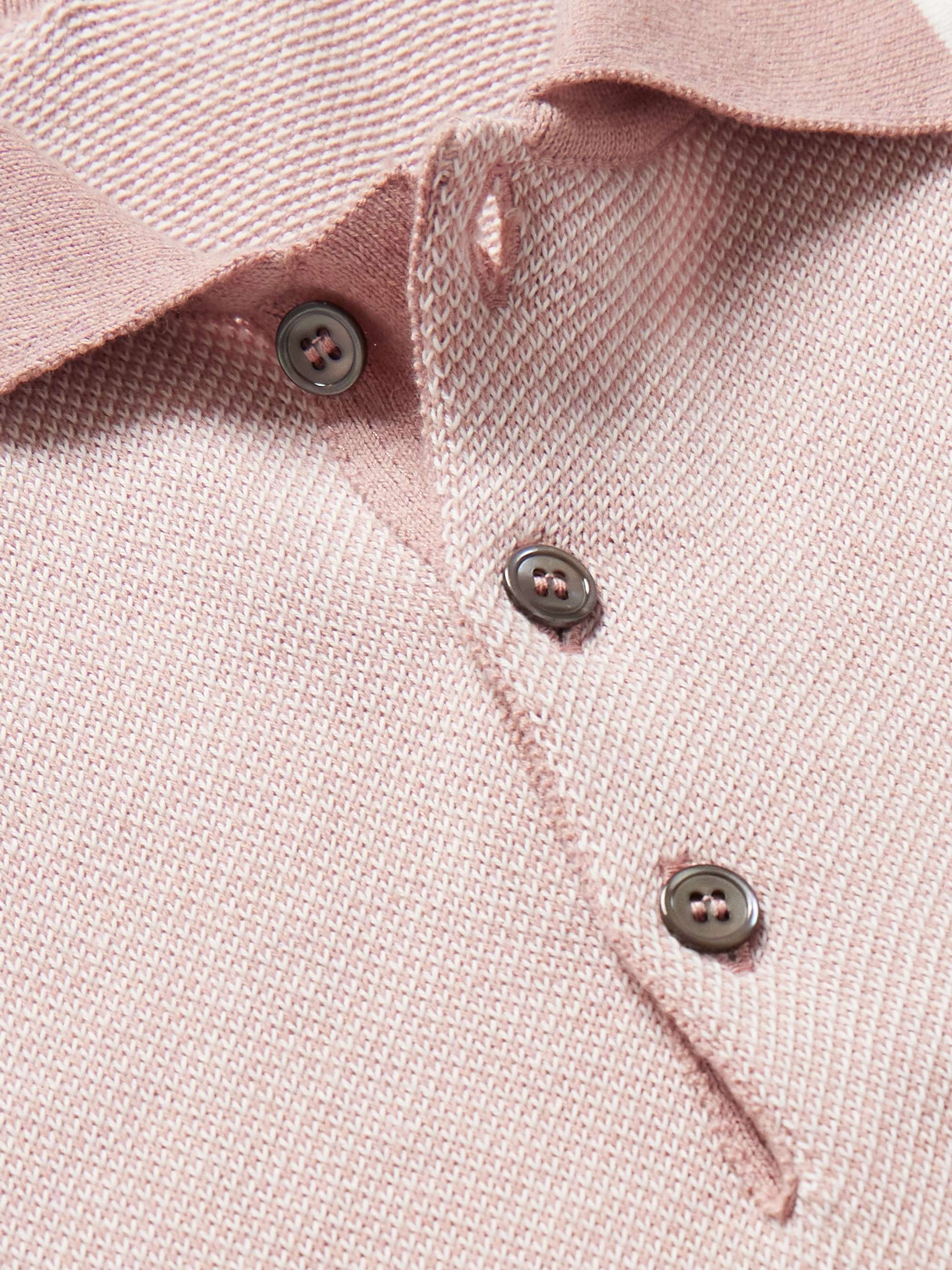 KINGSMAN Cotton-Piqué Polo Shirt