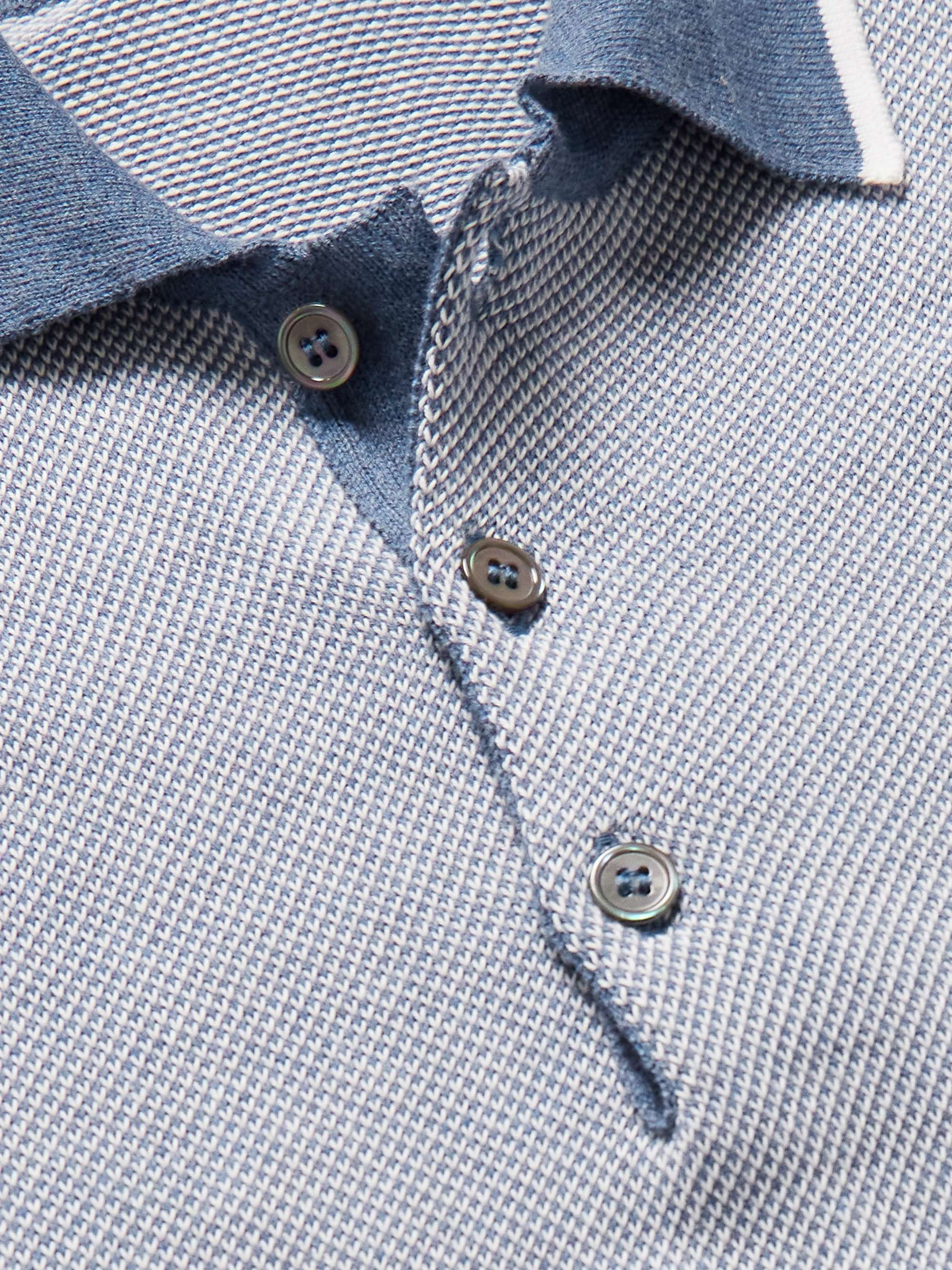 KINGSMAN Cotton-Piqué Polo Shirt