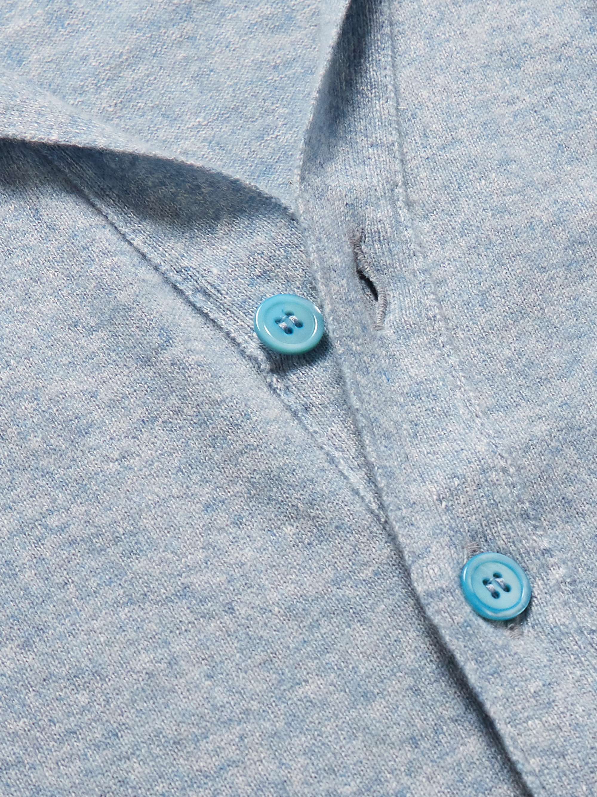 KINGSMAN Oxton Cashmere and Linen-Blend Cardigan