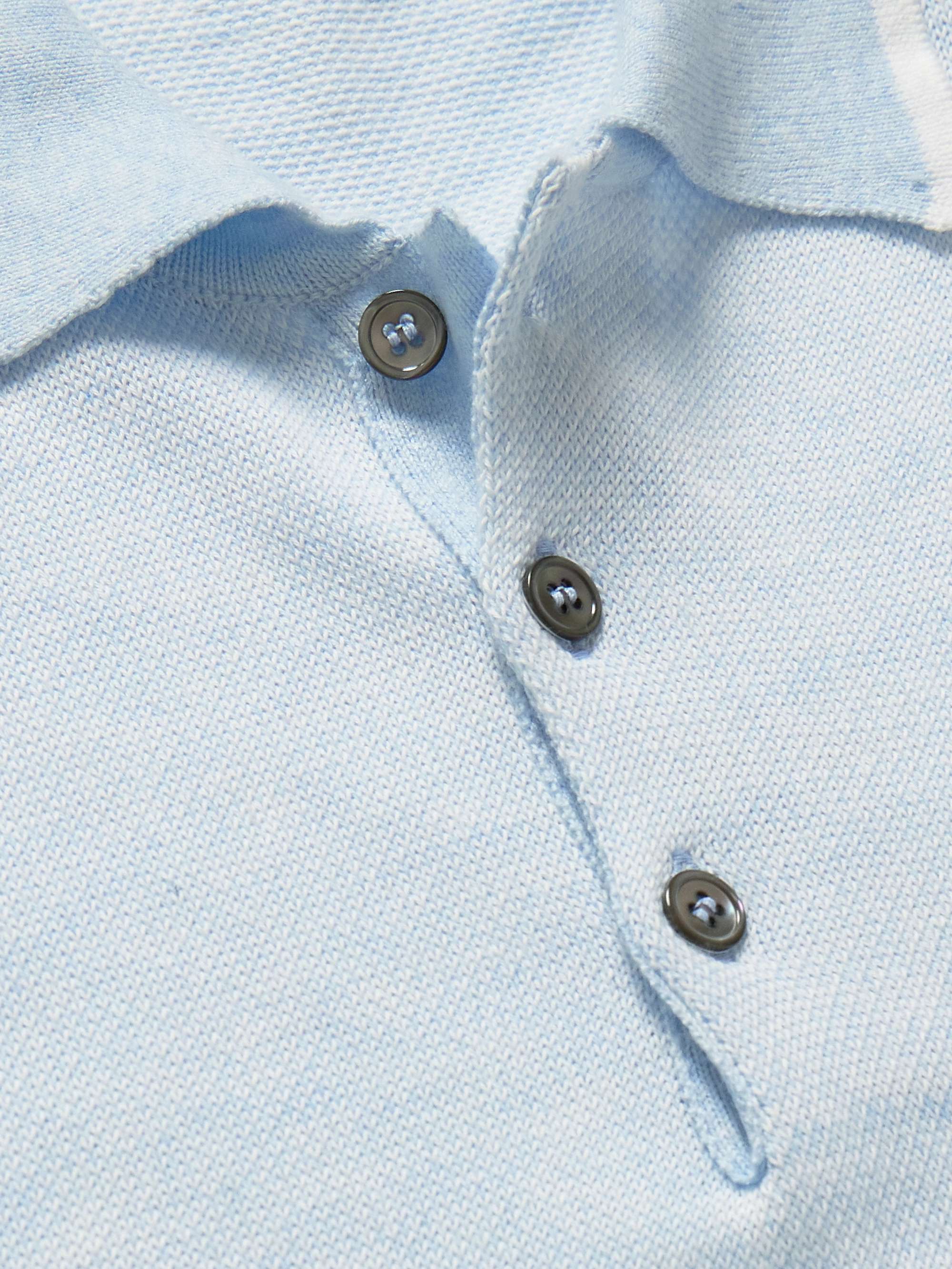 KINGSMAN Cotton-Piqué Polo Shirt