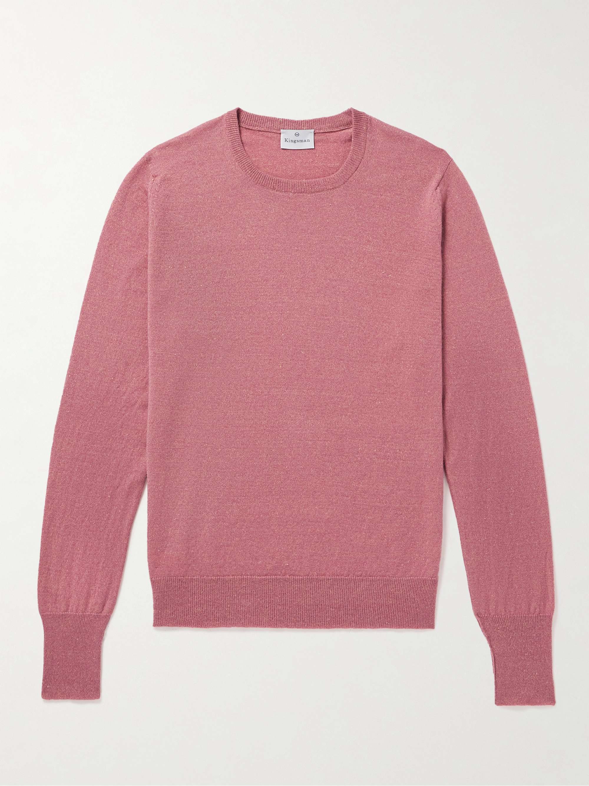 Linen and Cashmere-Blend Sweater