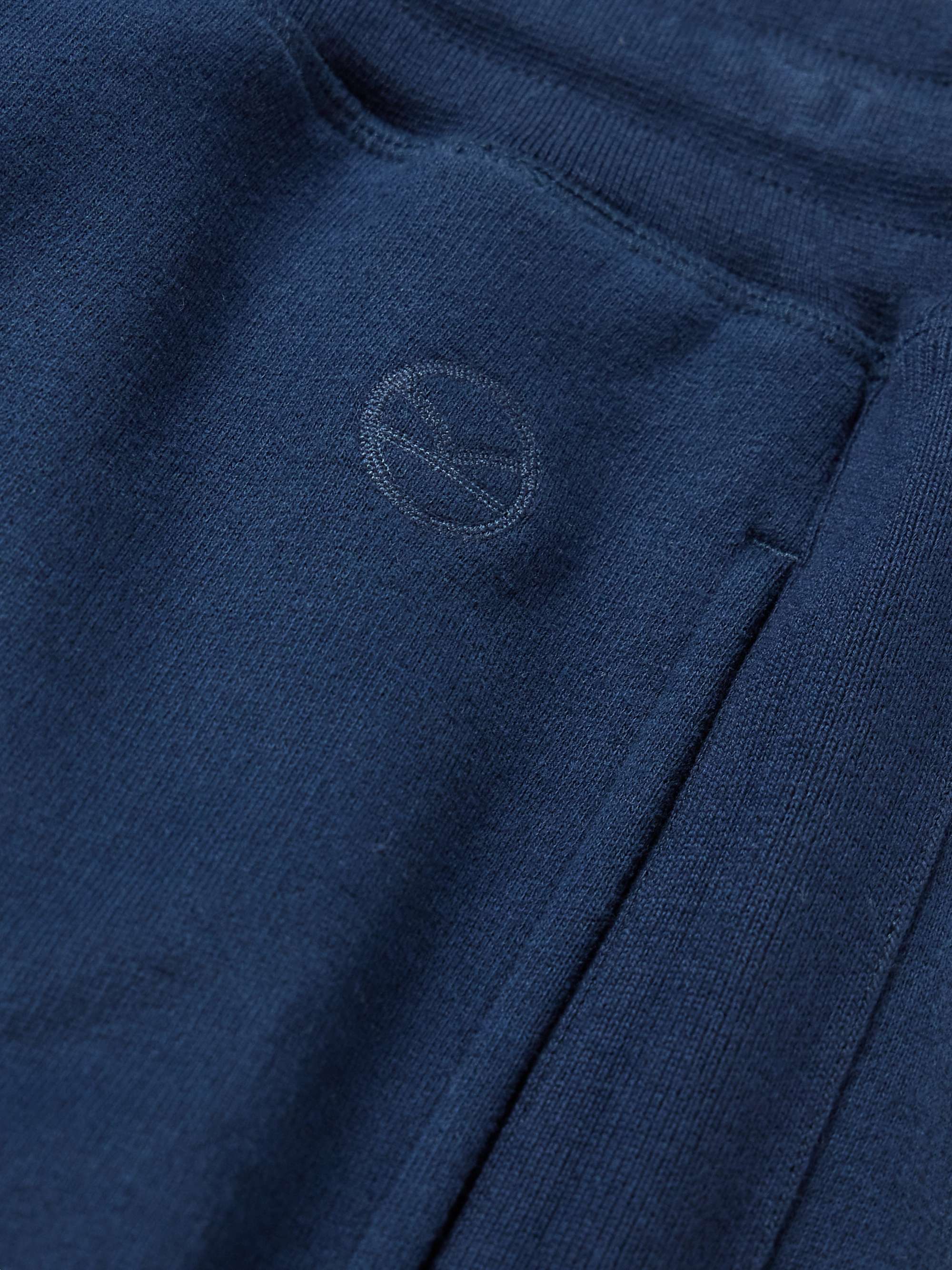 KINGSMAN Tapered Cotton and Cashmere-Blend Jersey Sweatpants