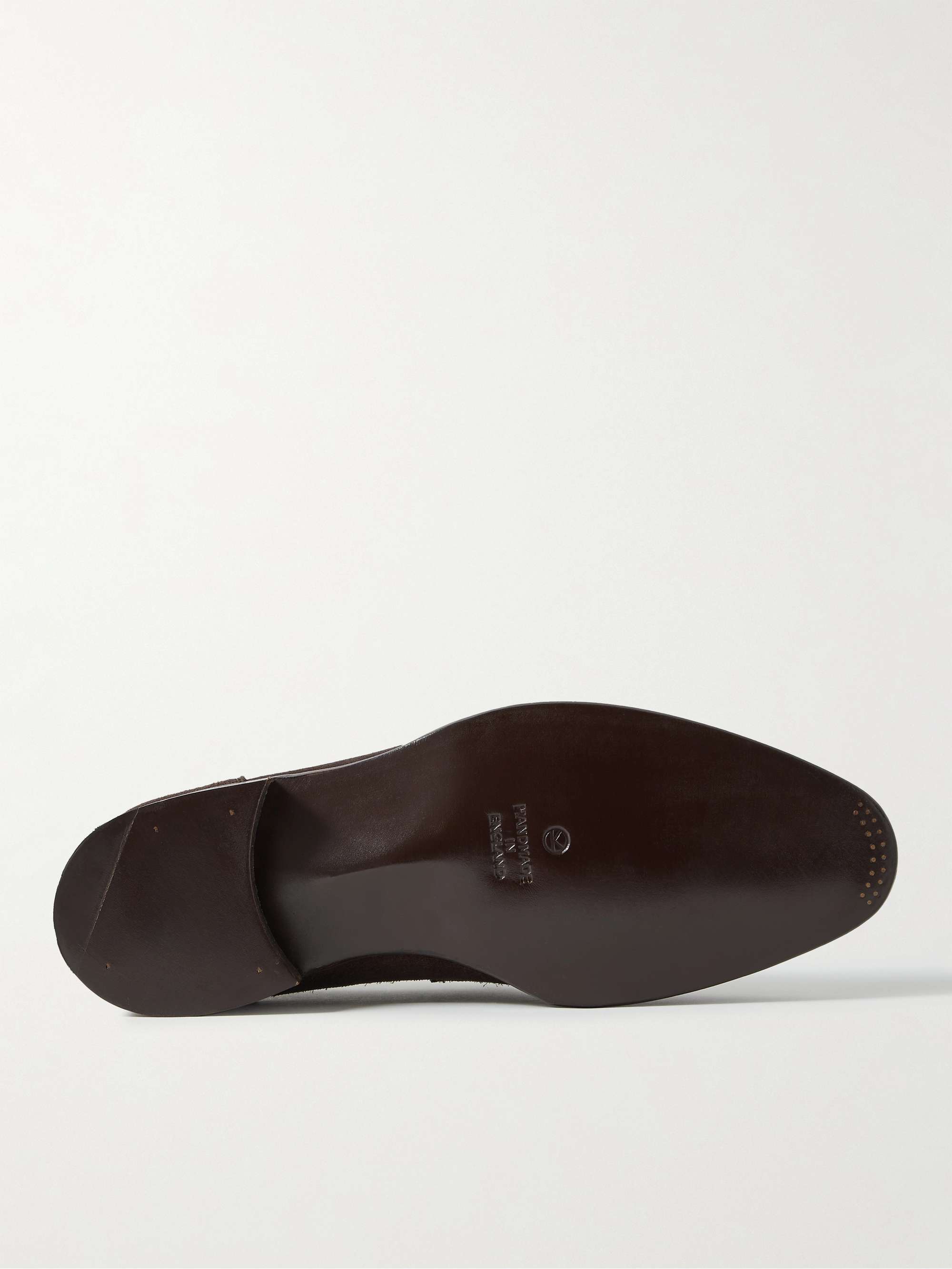 KINGSMAN + George Cleverley Newport Suede Penny Loafers