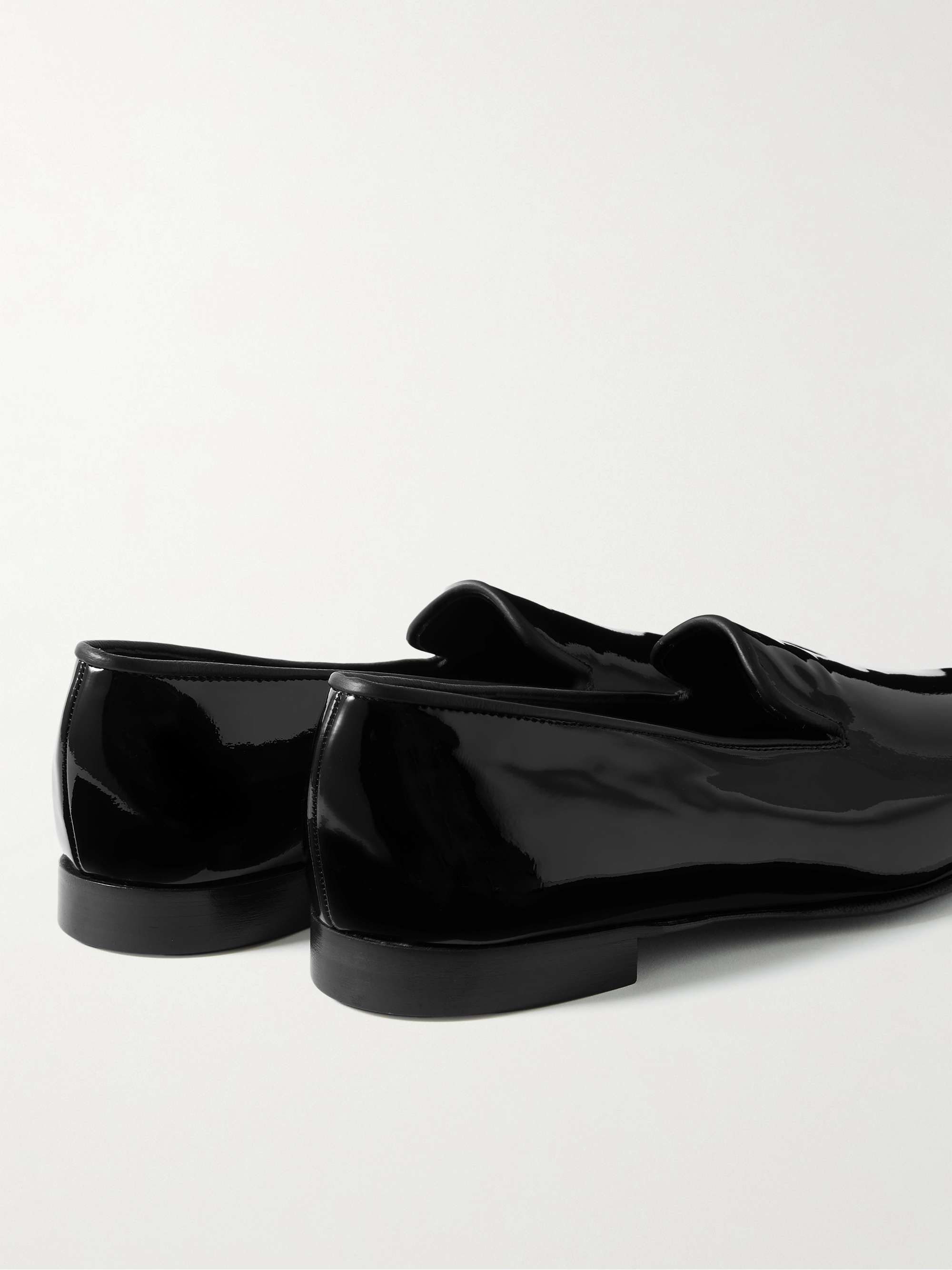 KINGSMAN + George Cleverley Windsor Patent-Leather Loafers