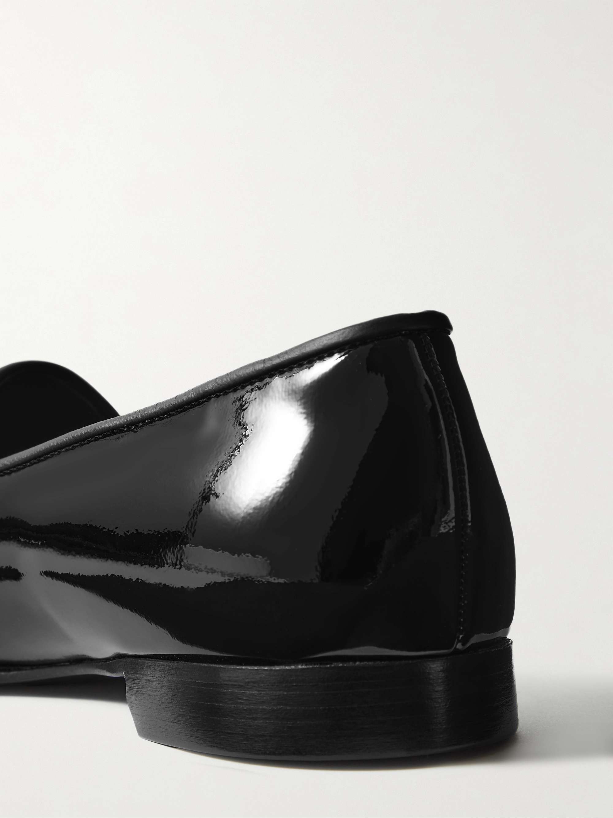 KINGSMAN + George Cleverley Windsor Patent-Leather Loafers