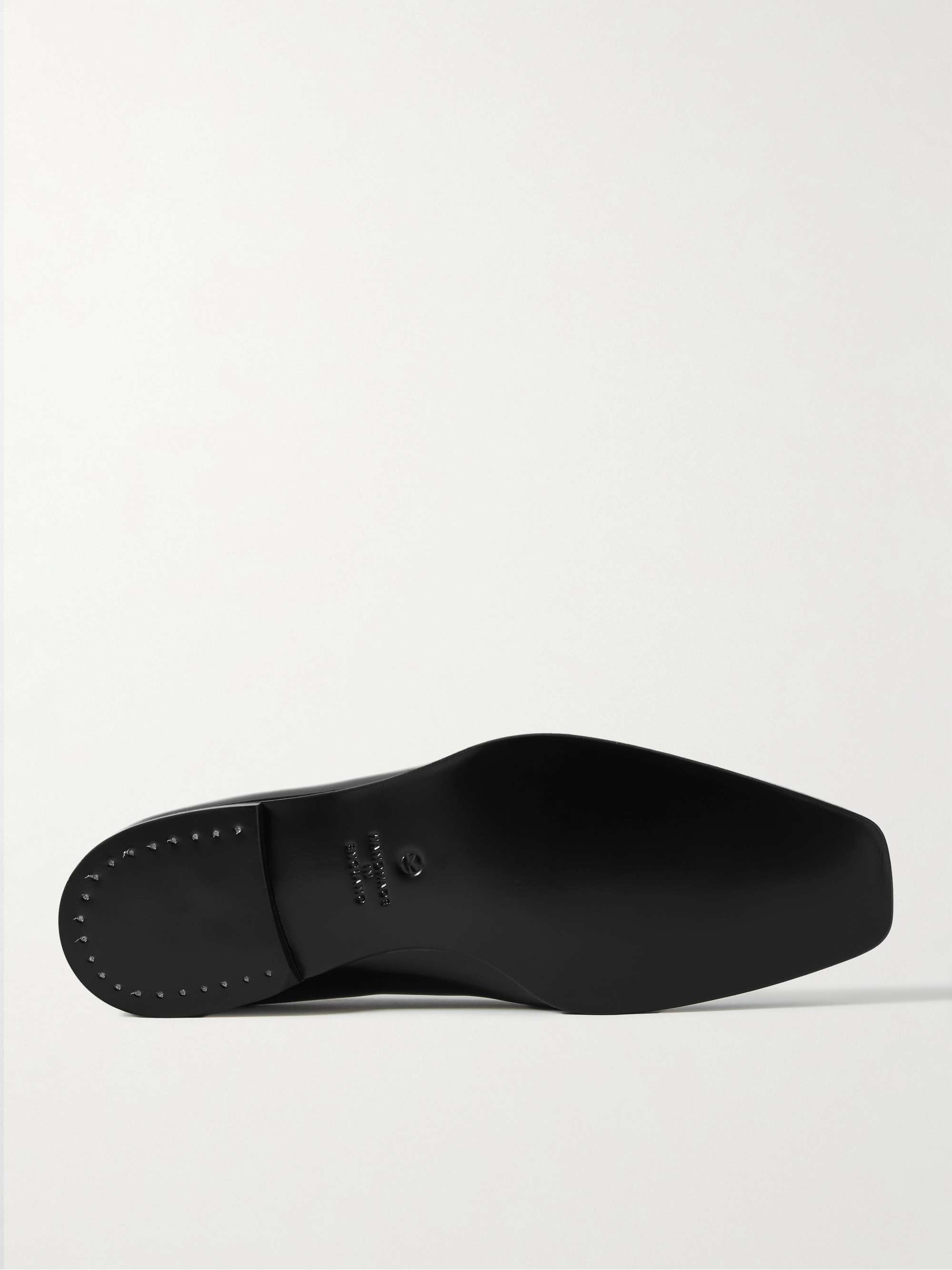 KINGSMAN + George Cleverley Windsor Patent-Leather Loafers