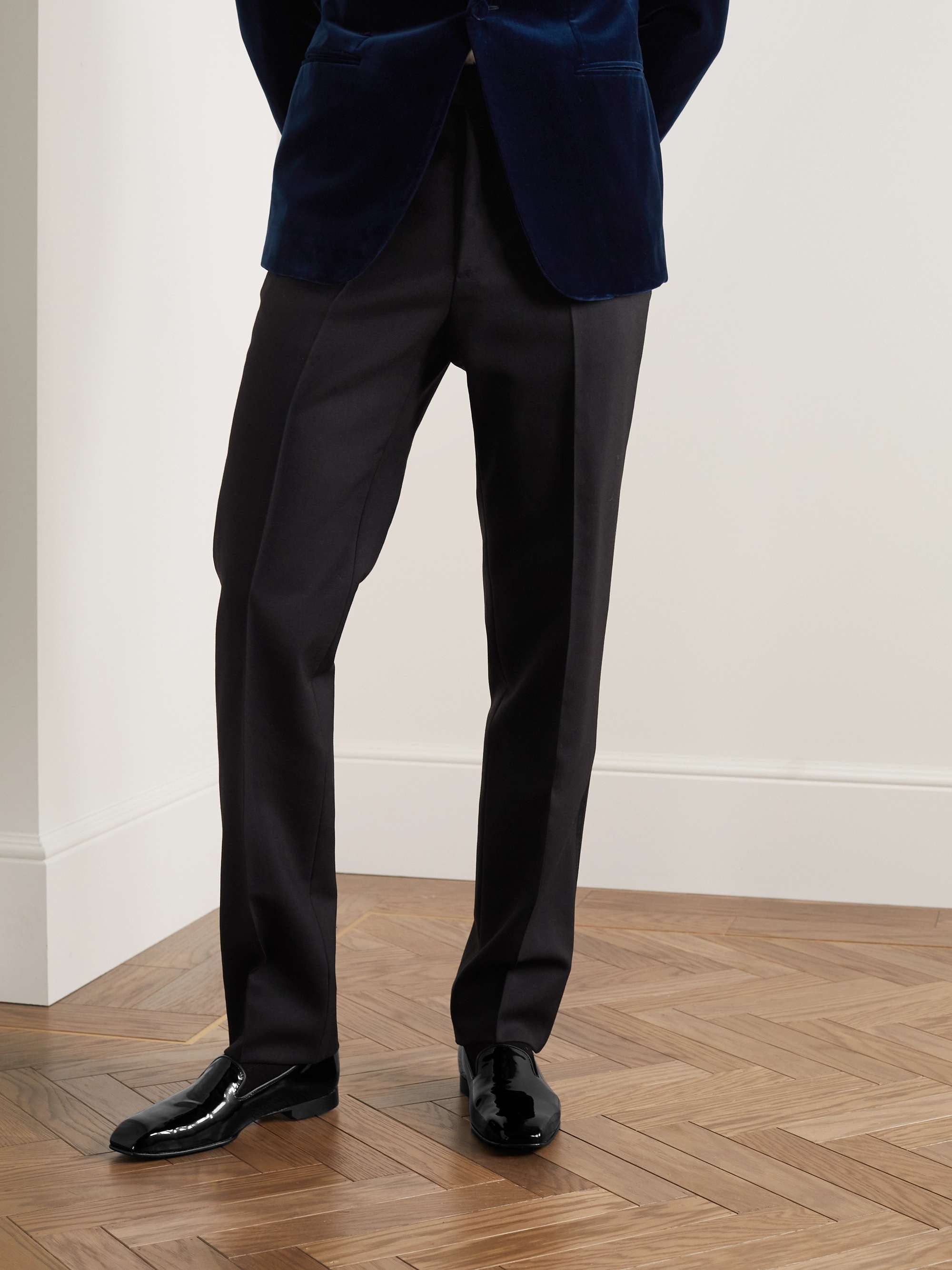 KINGSMAN + George Cleverley Windsor Patent-Leather Loafers