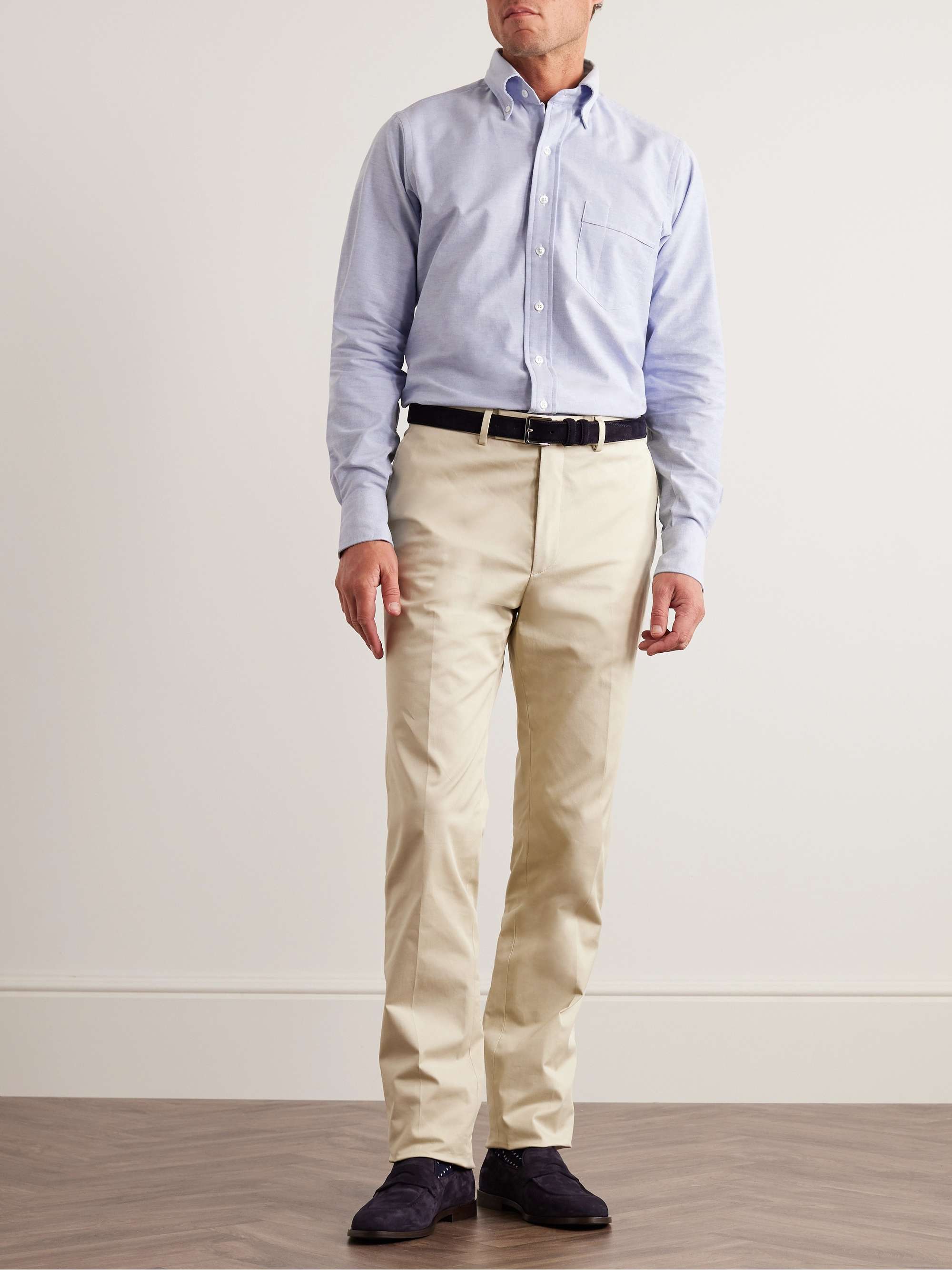 KINGSMAN Button-Down Collar Cotton Oxford Shirt