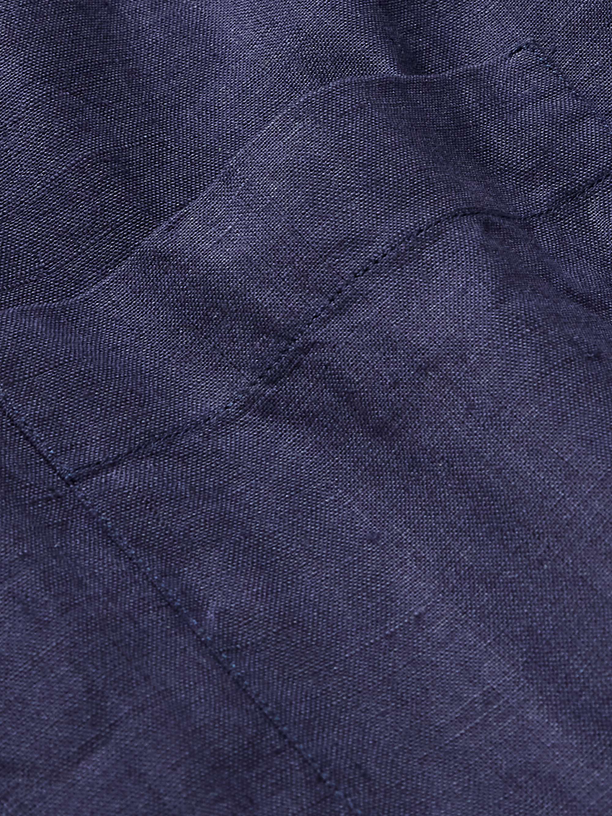 KINGSMAN Camp-Collar Linen Shirt