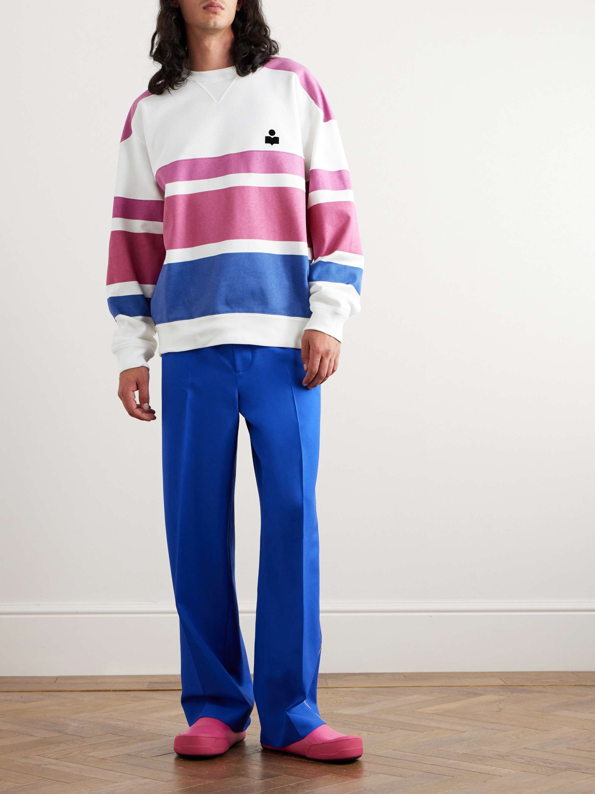 MARANT Wyll cotton drawstring hoodie - Purple