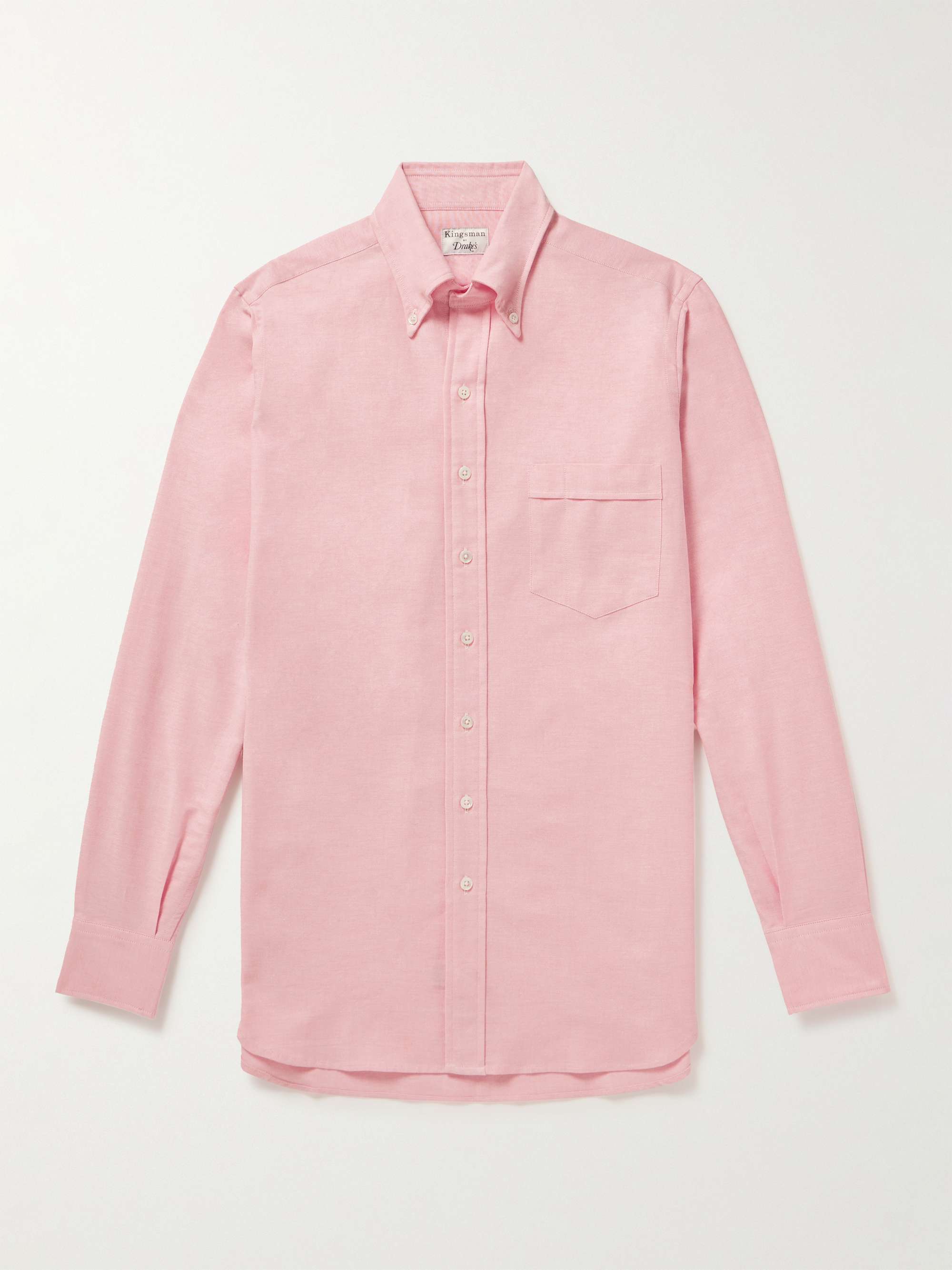 KINGSMAN Button-Down Cotton Oxford Shirt