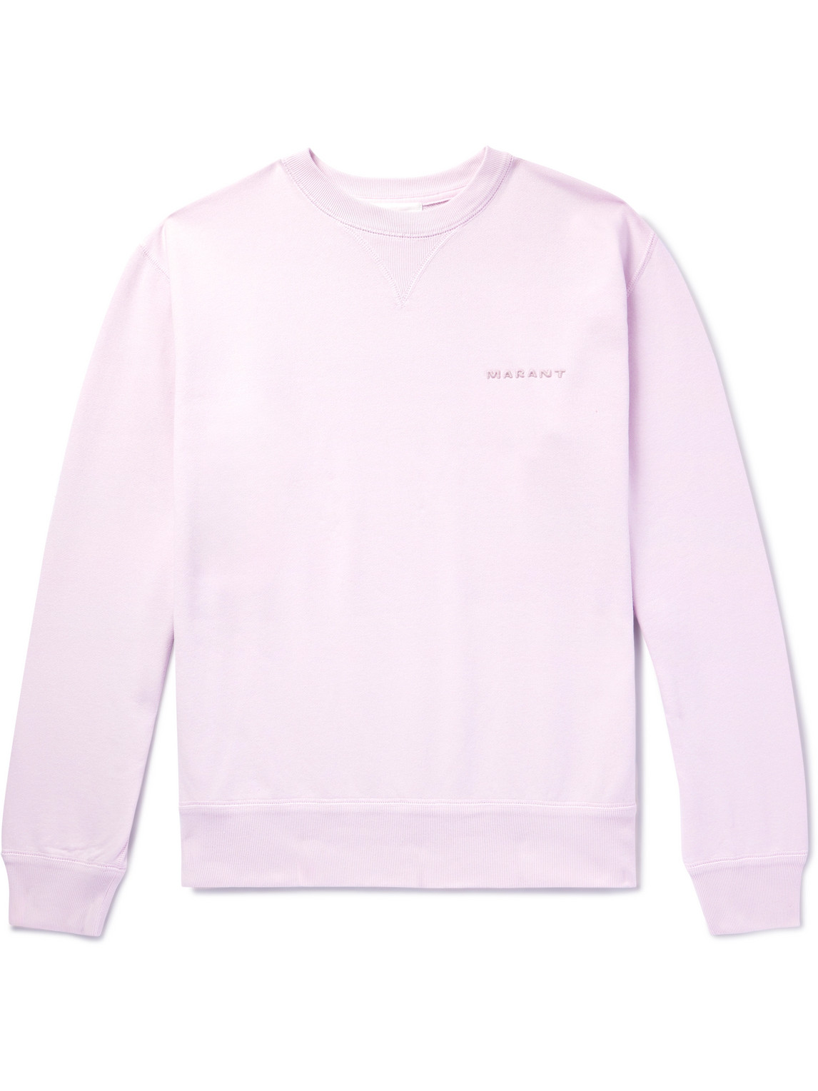 Mikis Logo-Embroidered Cotton-Blend Jersey Sweatshirt