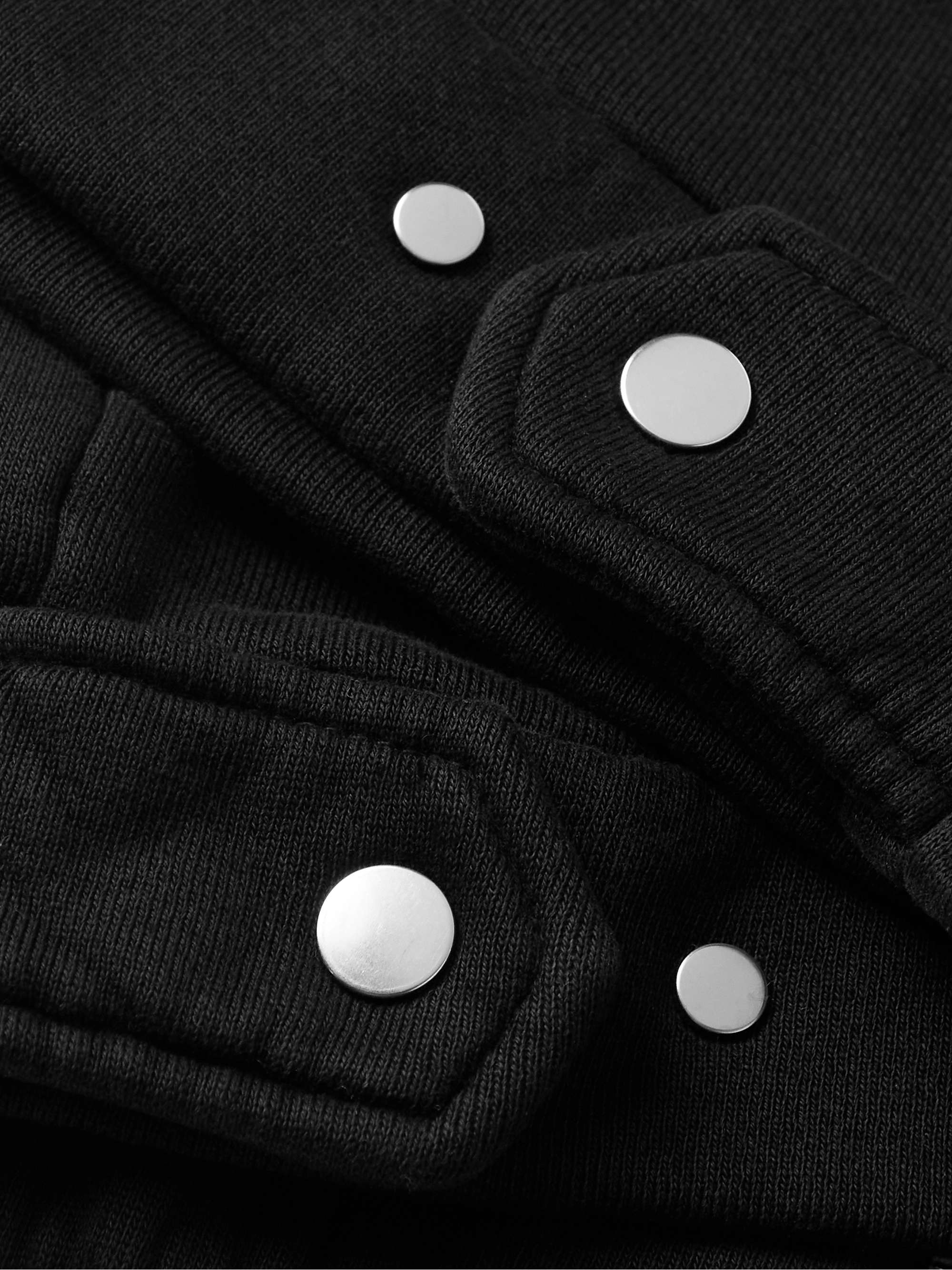 LES TIEN Cotton-Jersey Bomber Jacket