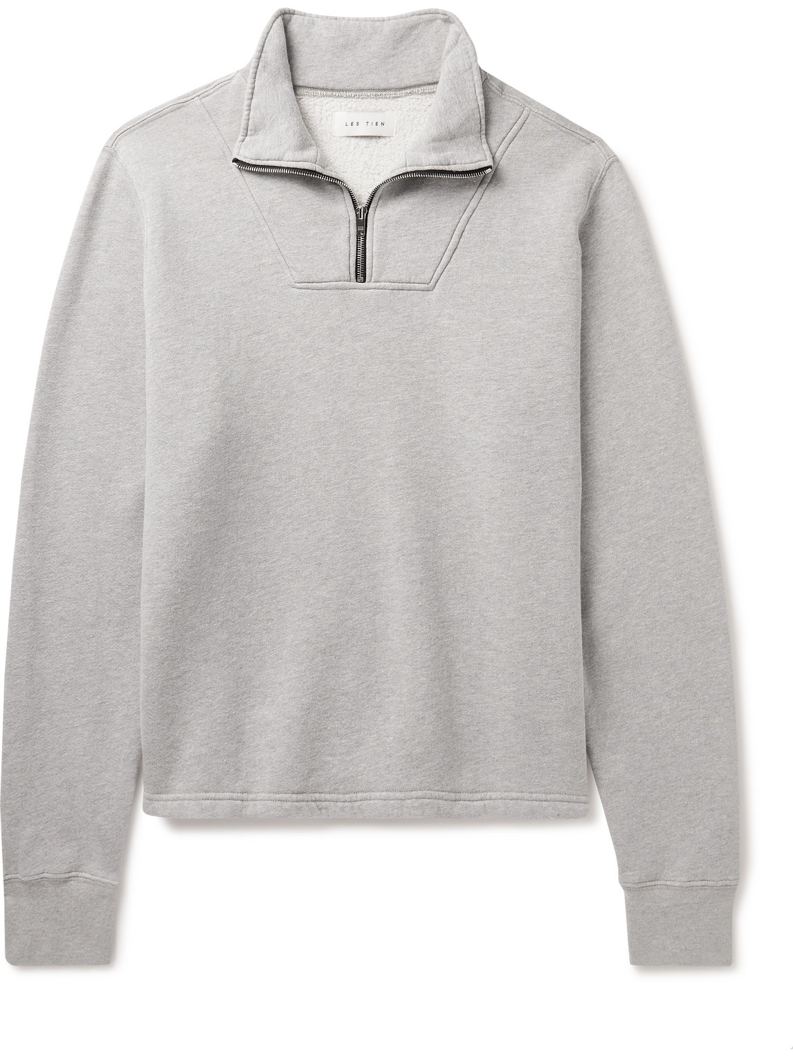 Yacht Cotton-Jersey Half-Zip Sweatshirt