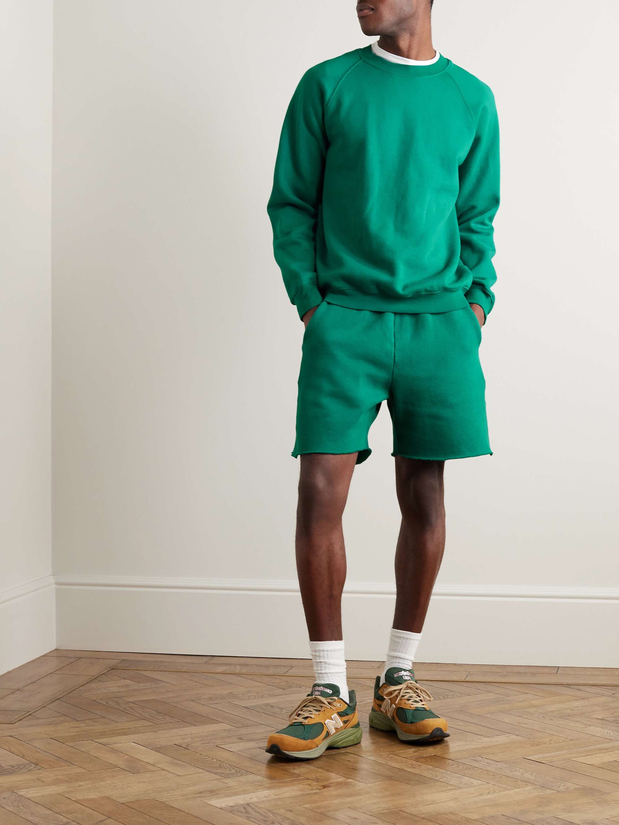 LES TIEN Garment-Dyed Cotton-Jersey Sweatshirt for Men | MR PORTER