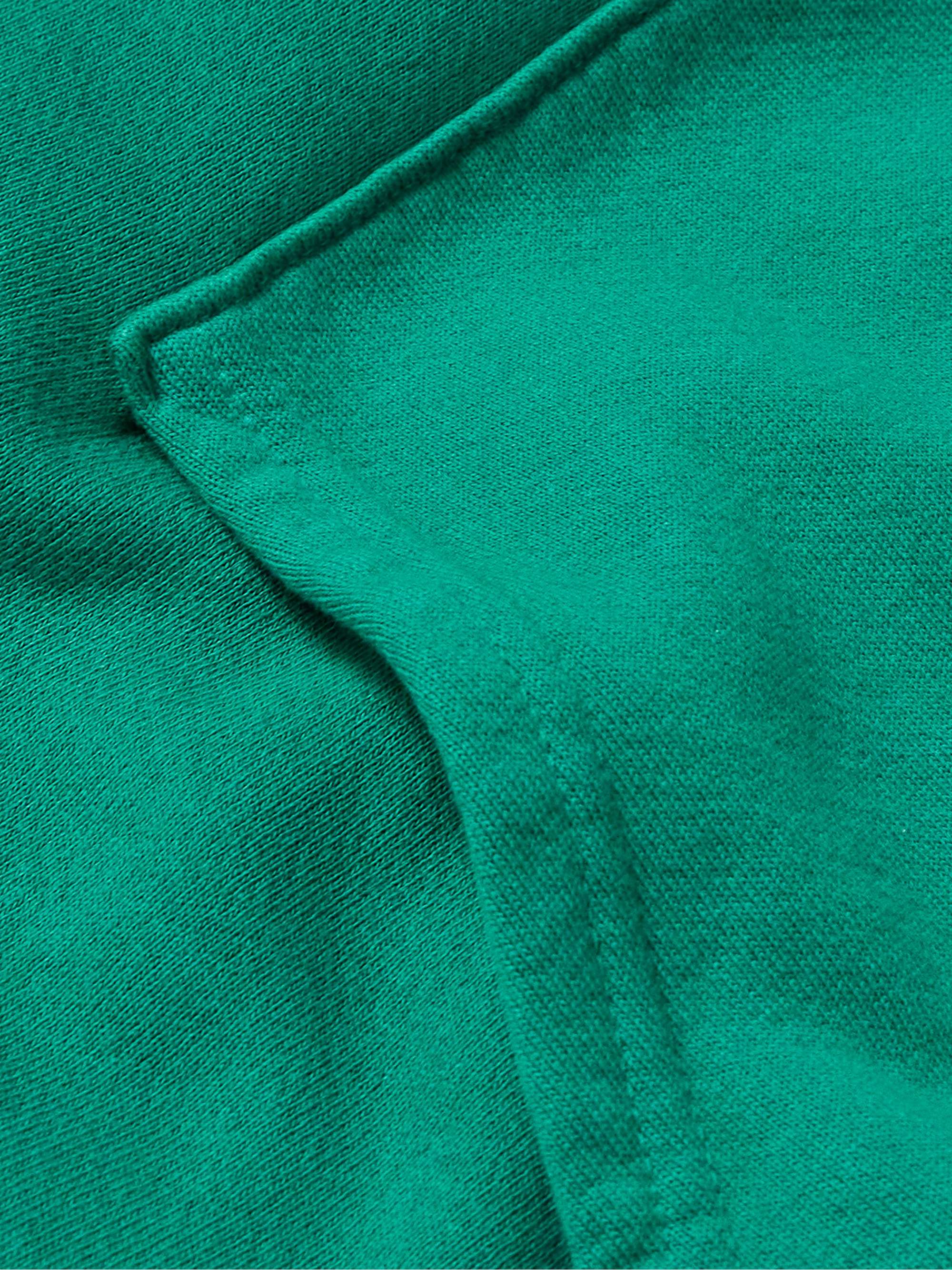 LES TIEN Garment-Dyed Cotton-Jersey Hoodie
